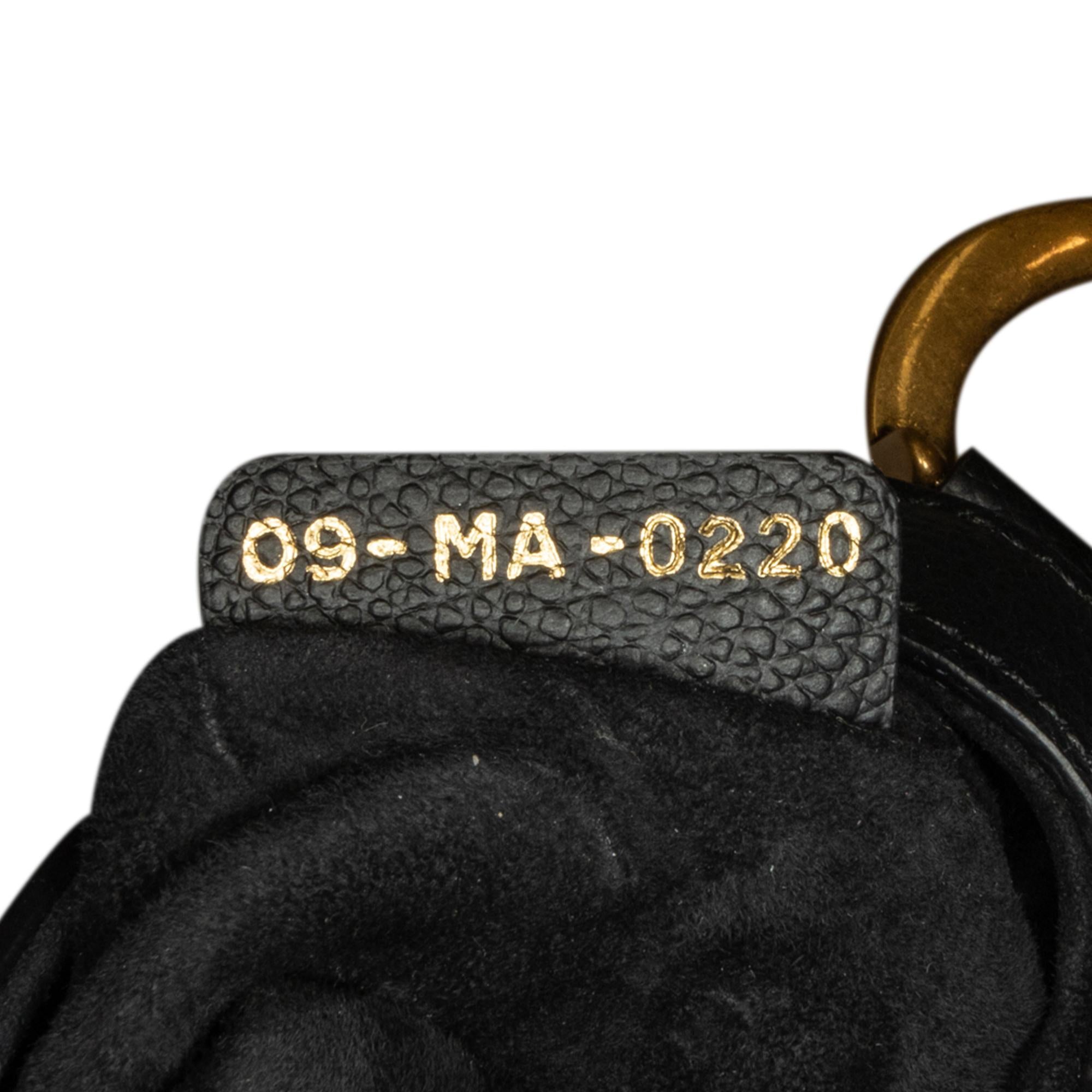 Dior Mini Leather Saddle Bag (SHG-OgjXiq)