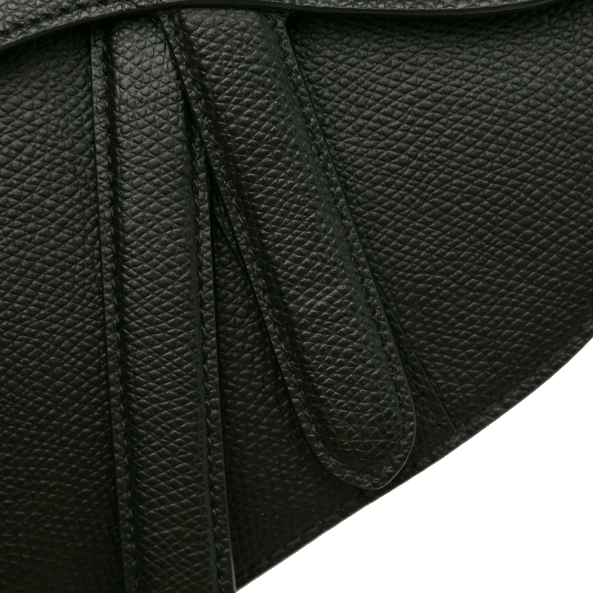 Dior Mini Leather Saddle Bag (SHG-OgjXiq)