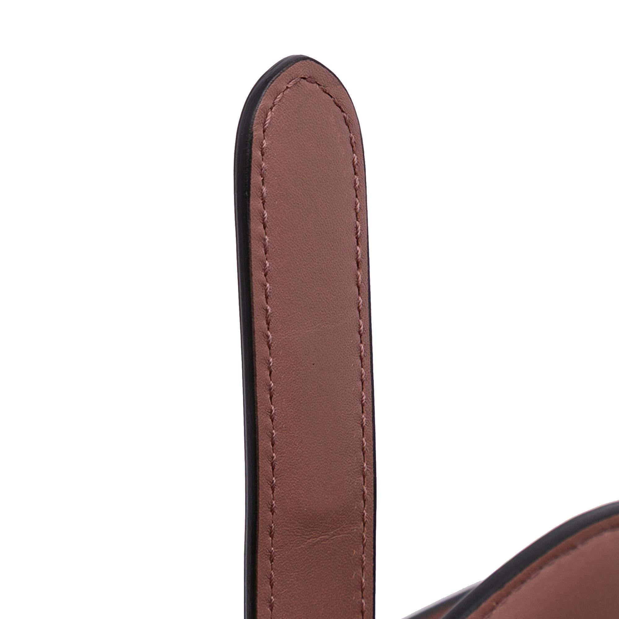 Dior Mini Leather Saddle Bag
