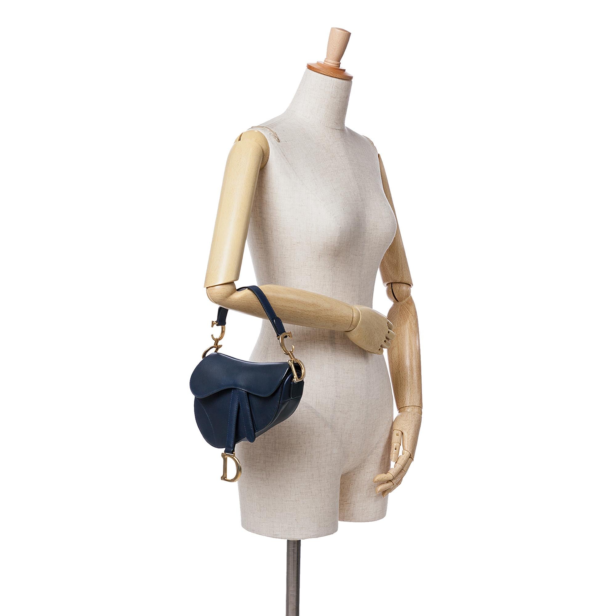 Dior Mini Leather Saddle (SHG-E0HuBr)