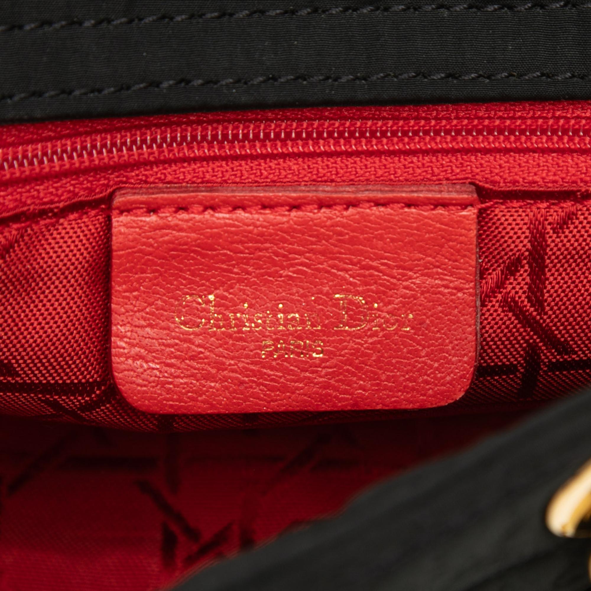 Dior Mini Nylon Cannage Lady Dior