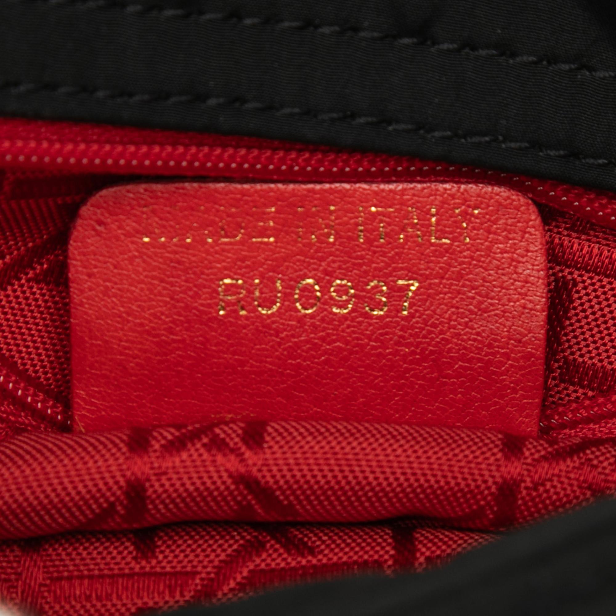 Dior Mini Nylon Cannage Lady Dior