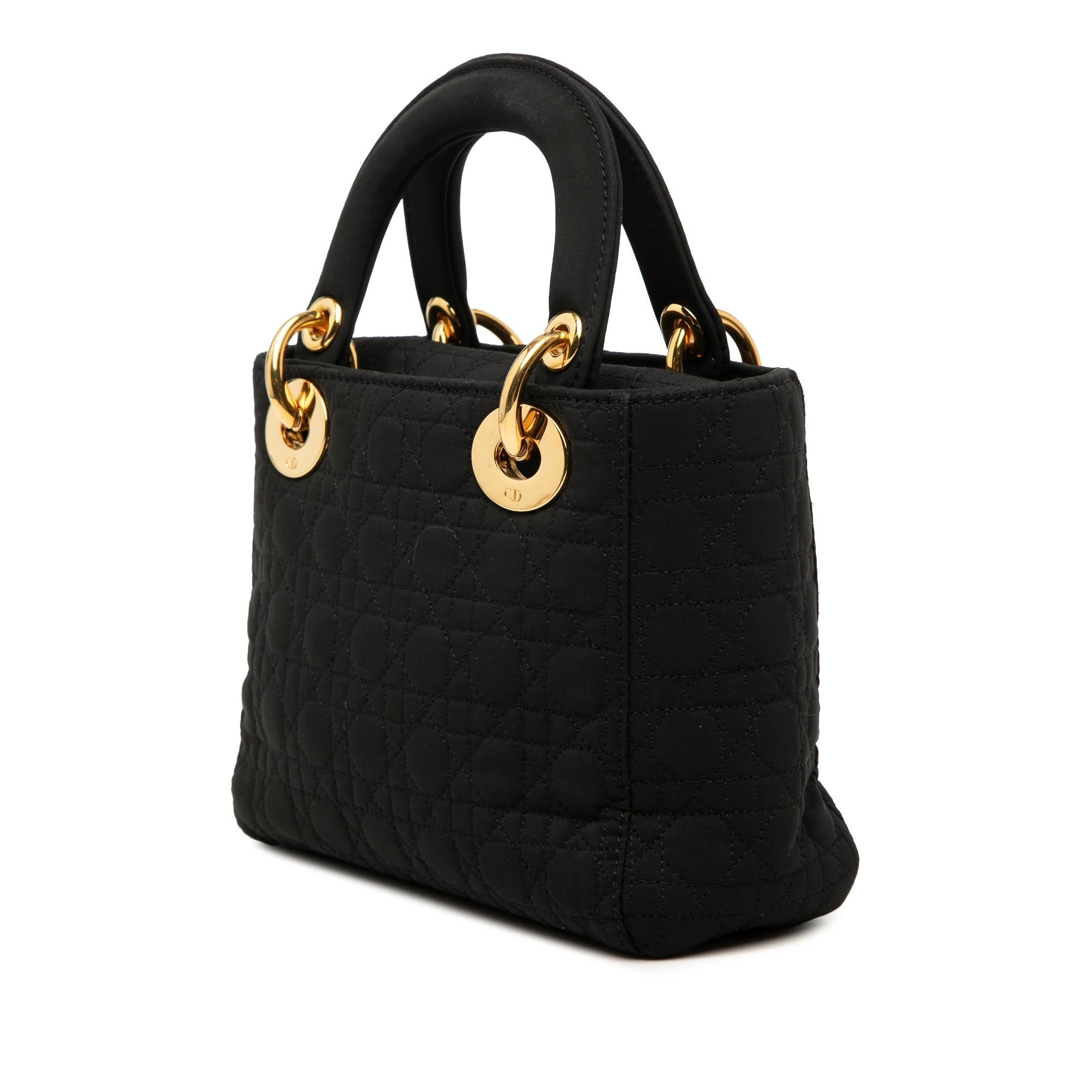 Dior Mini Nylon Cannage Lady Dior