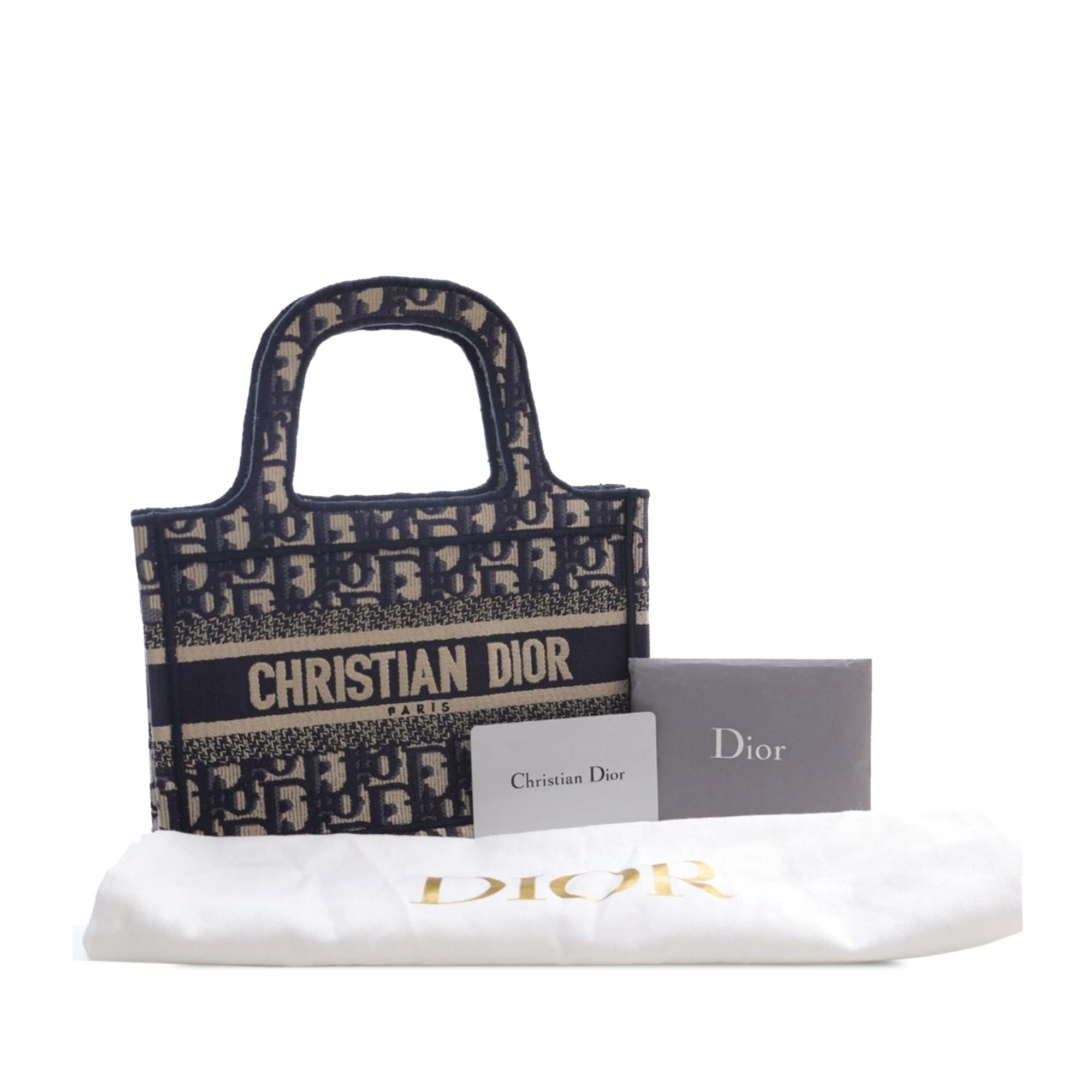 Dior Mini Oblique Book Tote (SHG-7ZTvi6)