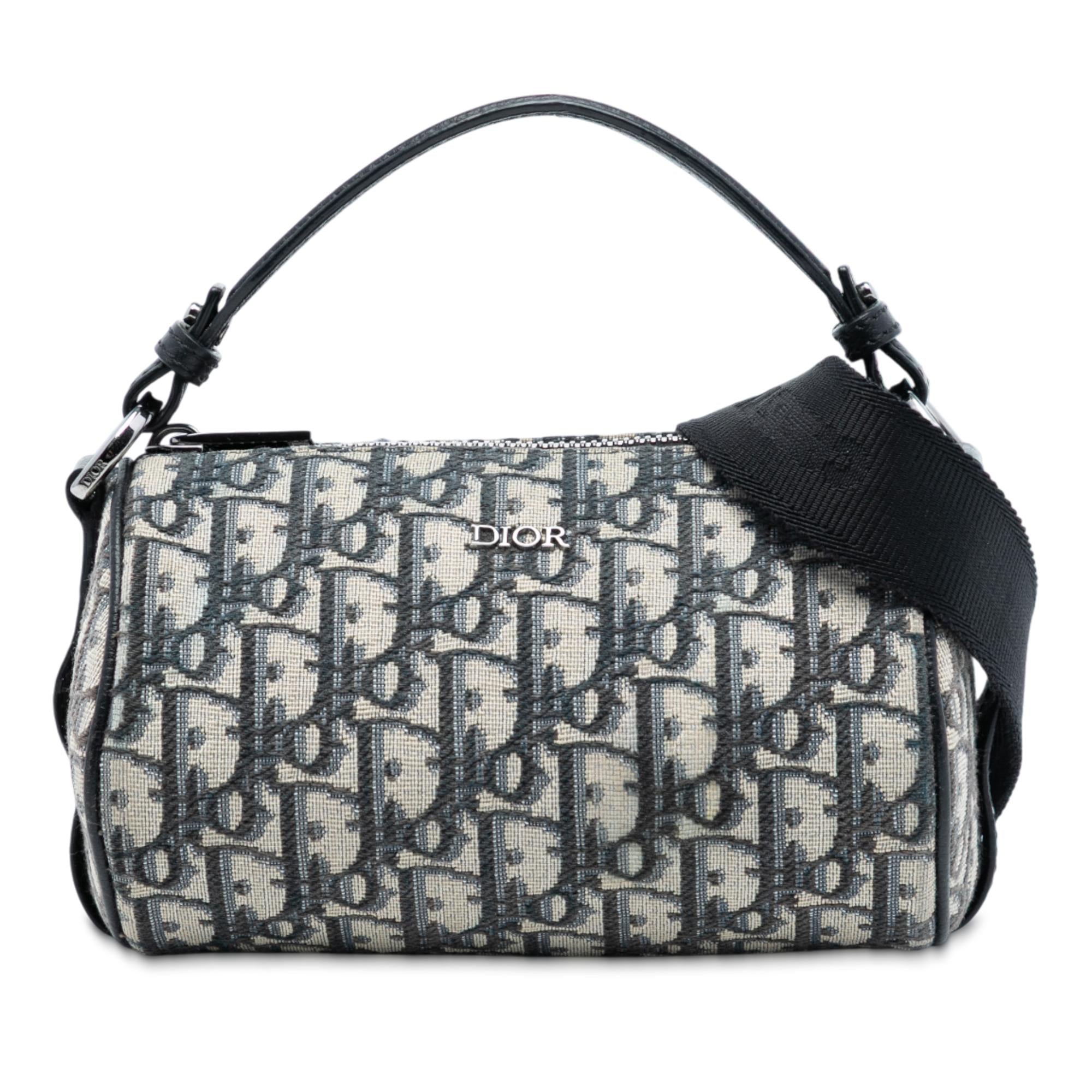 Dior Mini Oblique Canvas Roller Messenger Bag