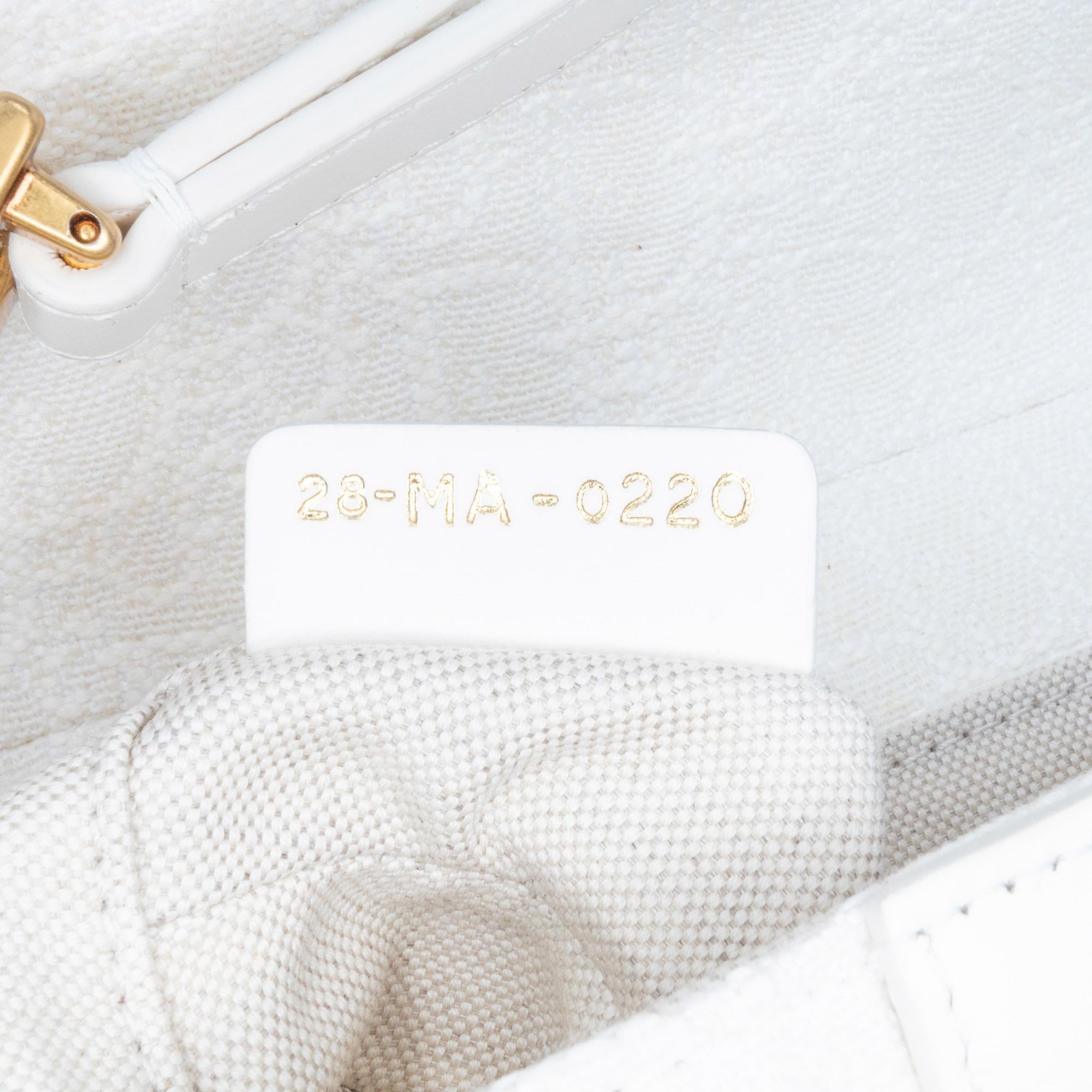 Dior Mini Oblique Canvas Saddle Bag