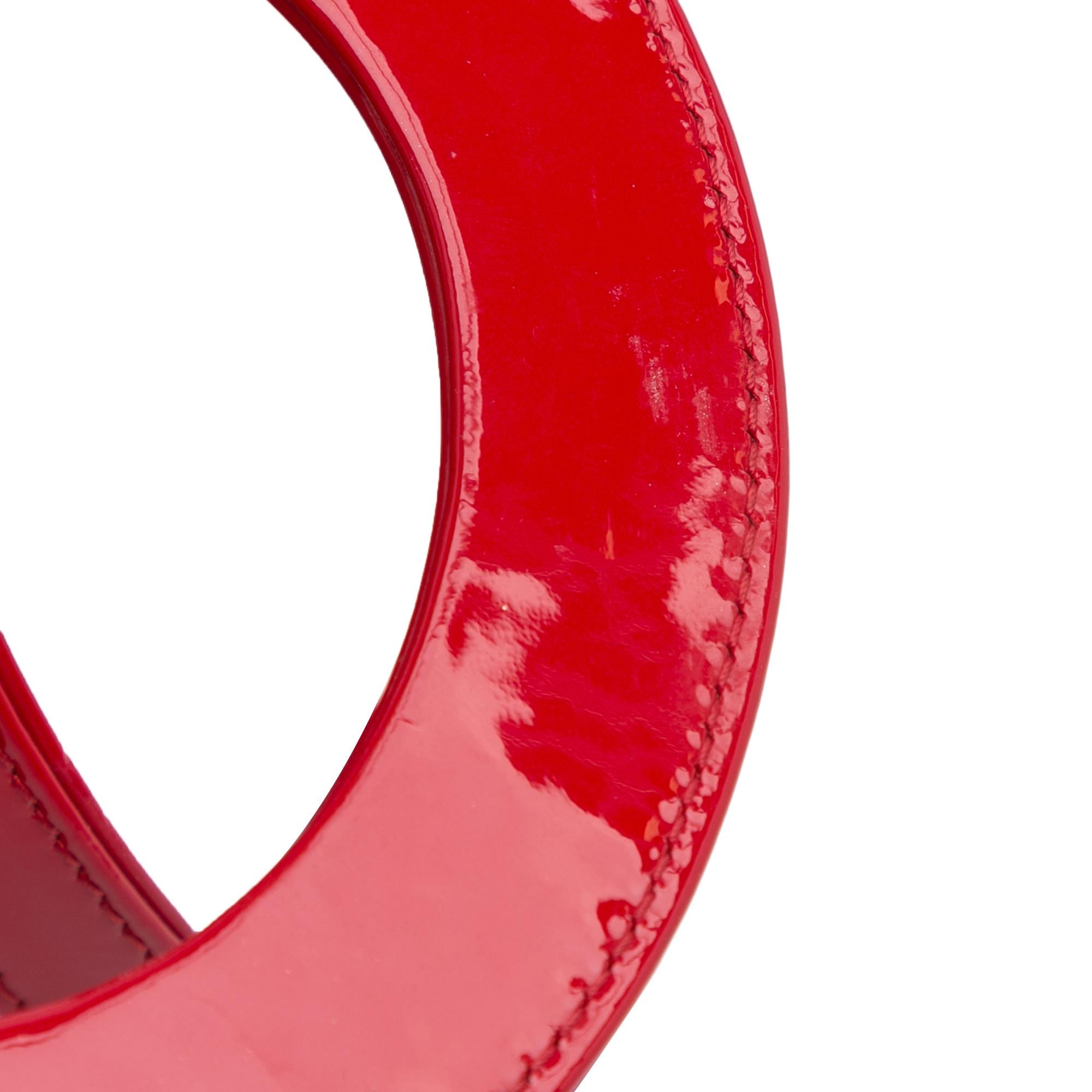 Dior Mini Patent Cannage Lady Dior (SHG-P63Gtn)