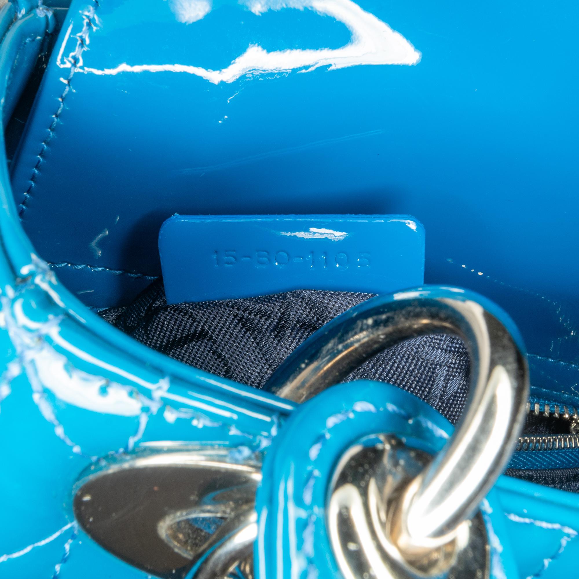 Dior Mini Patent Cannage Lady Dior (SHG-zYgJeg)