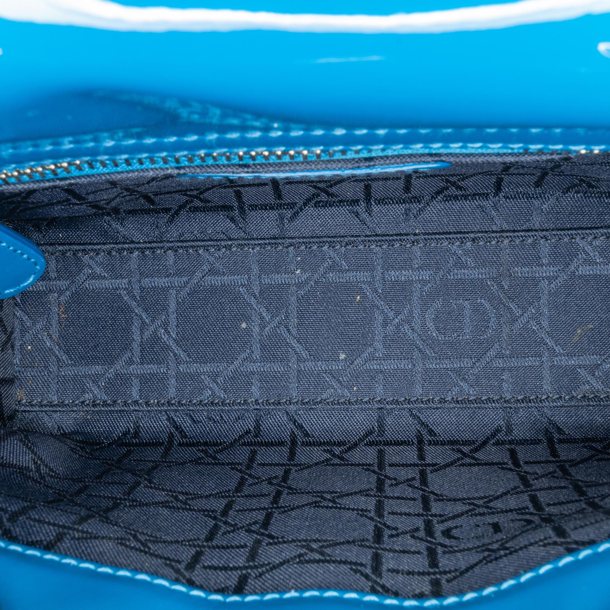 Dior Mini Patent Cannage Lady Dior (SHG-zYgJeg)