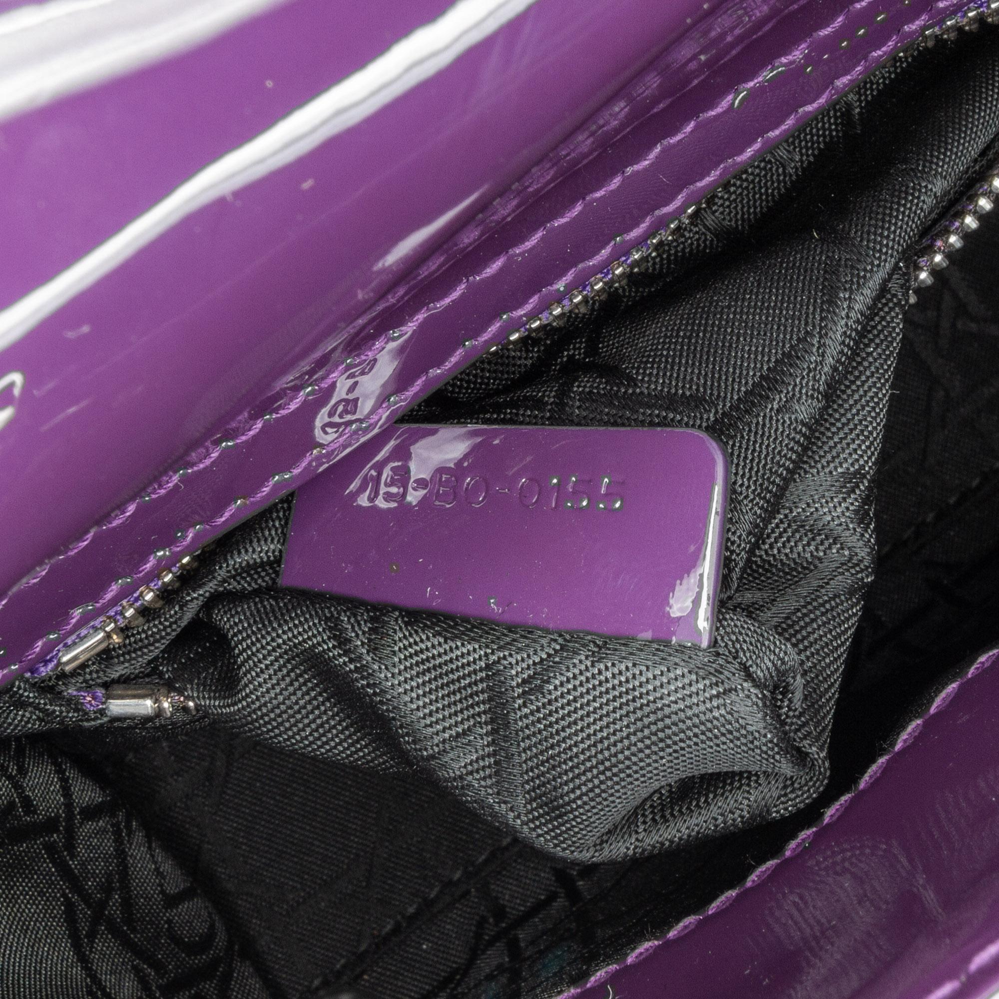 Dior Mini Patent Cannage Lady Dior