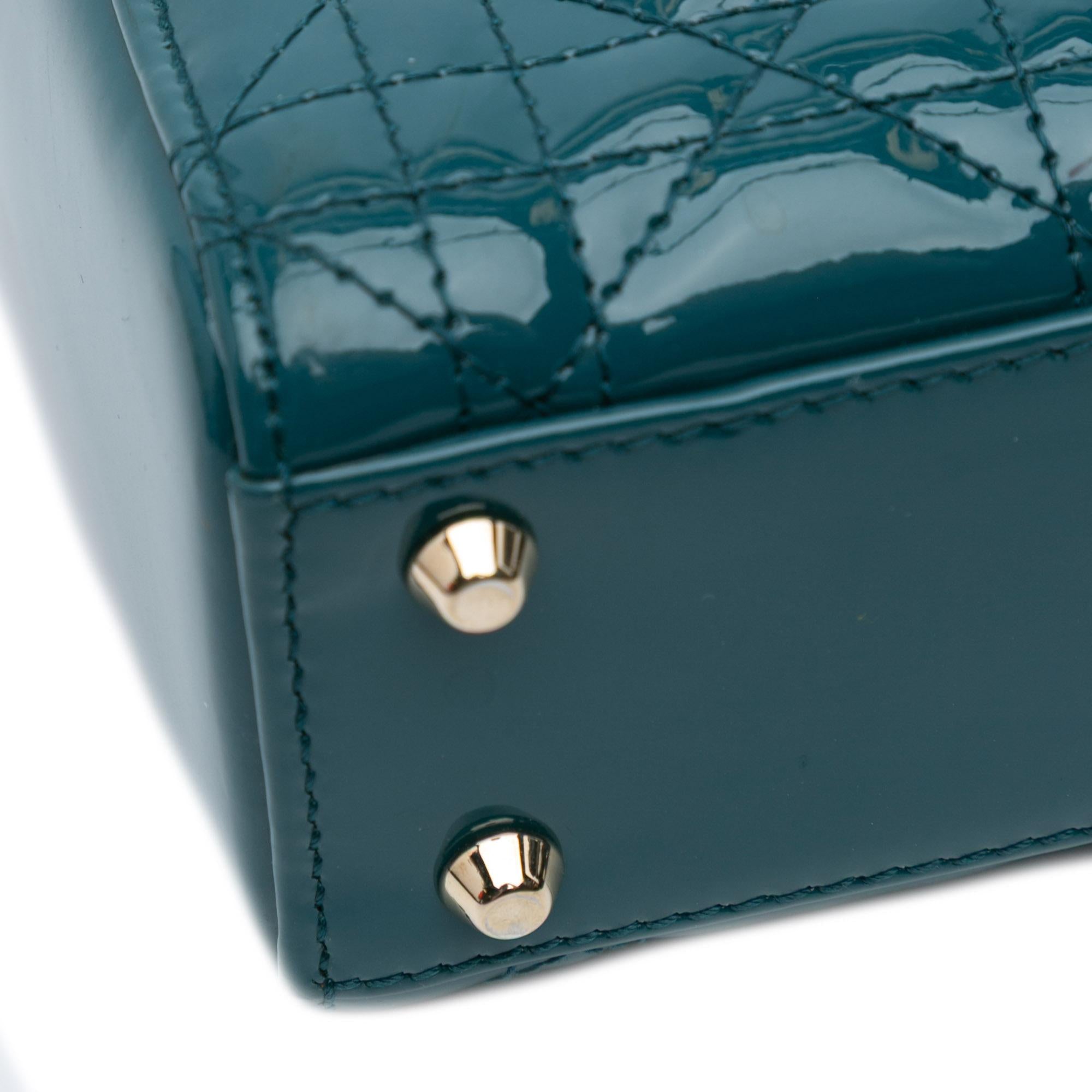 Dior Mini Patent Cannage Lady Dior