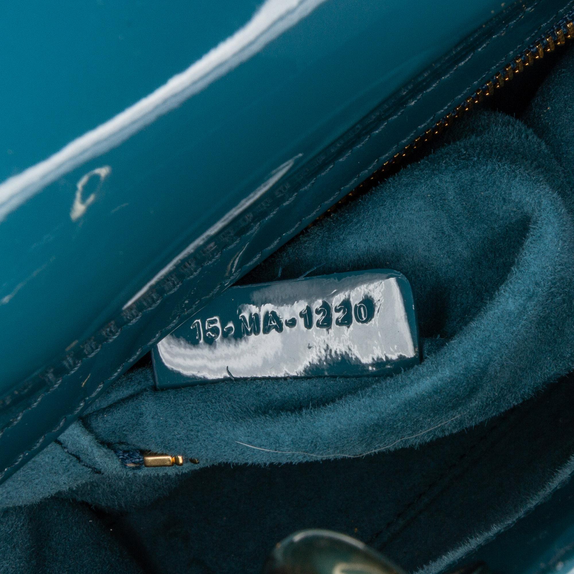 Dior Mini Patent Cannage Lady Dior