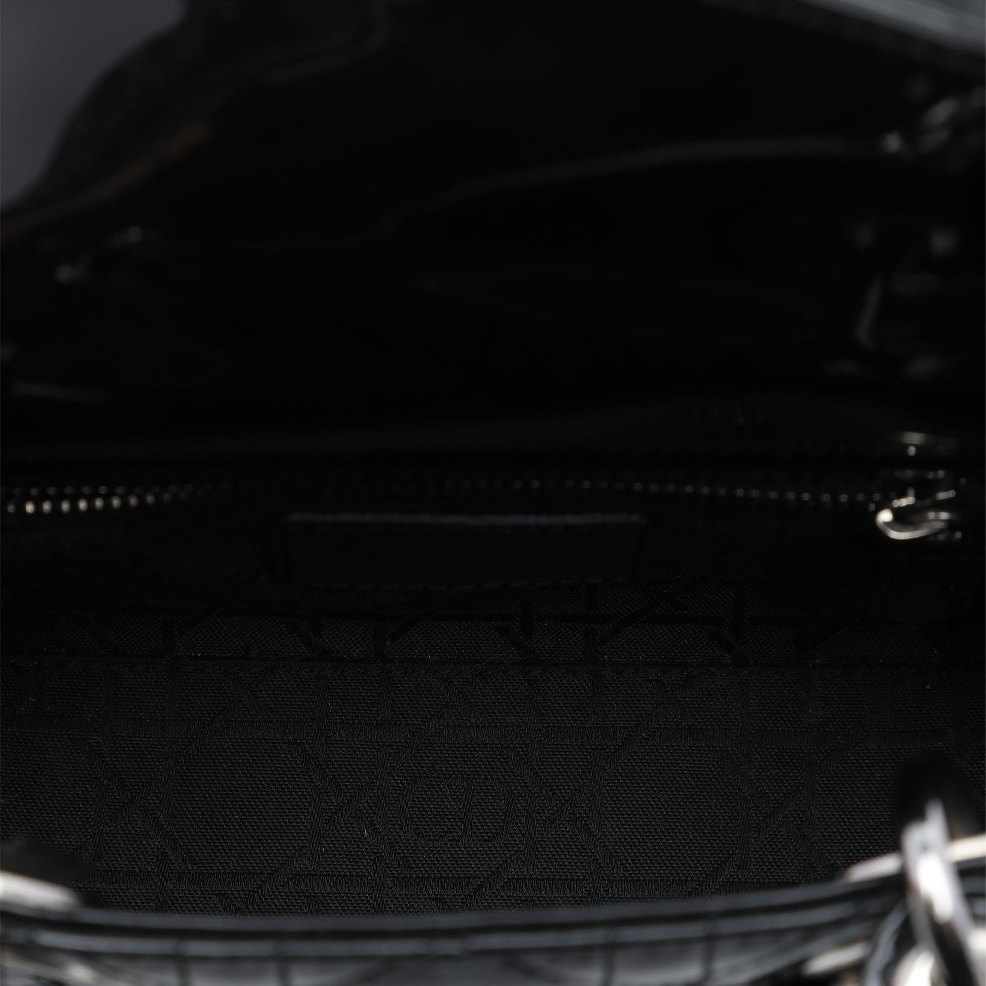 Dior Mini Patent Cannage Lady Dior