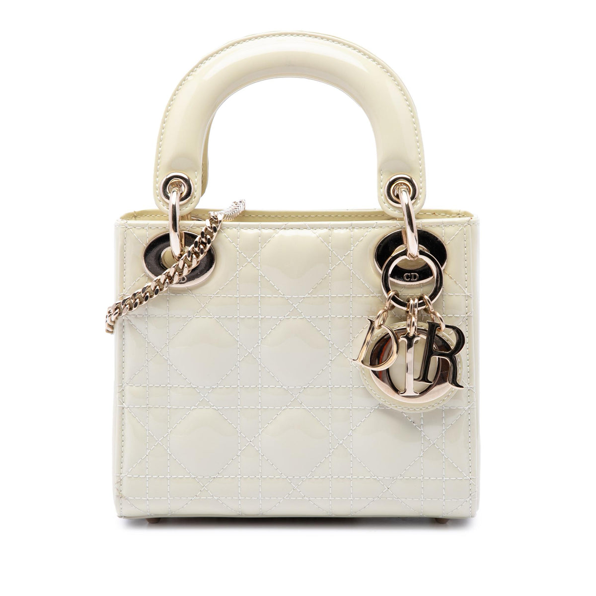 Dior Mini Patent Cannage Lady Dior
