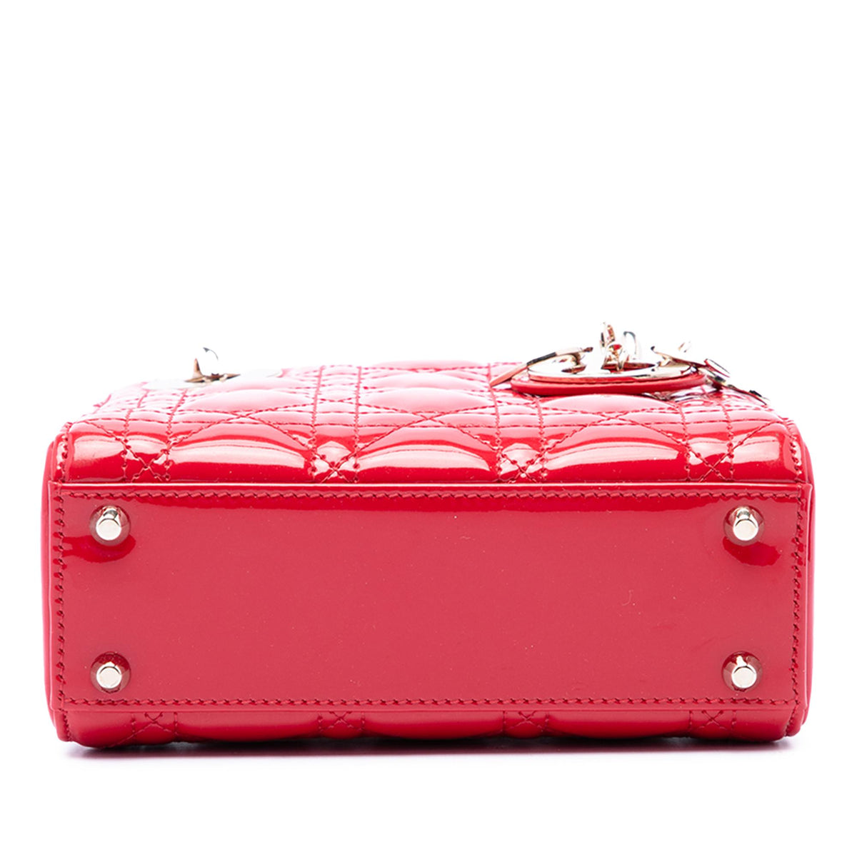 Dior Mini Patent Cannage Lady Dior