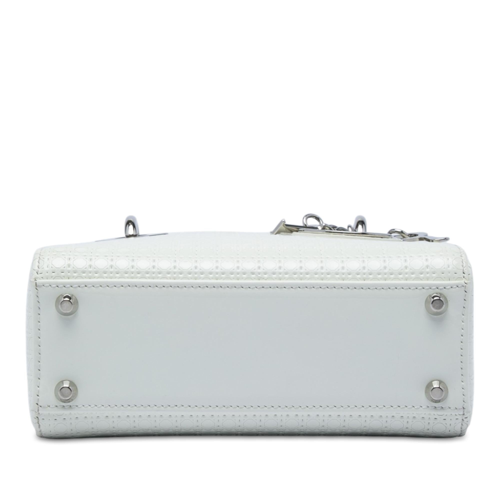 Dior Mini Patent Microcannage Lady Dior