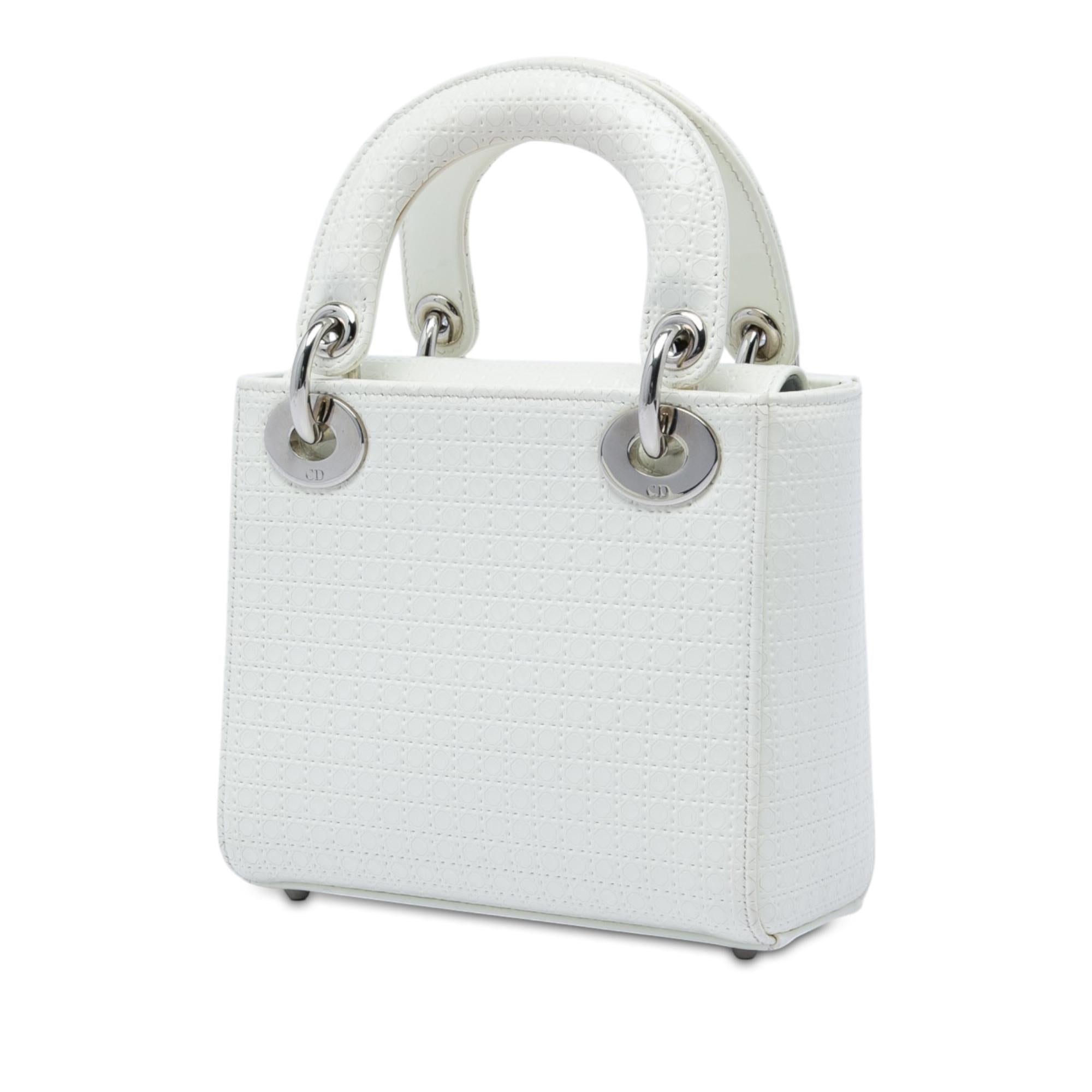 Dior Mini Patent Microcannage Lady Dior