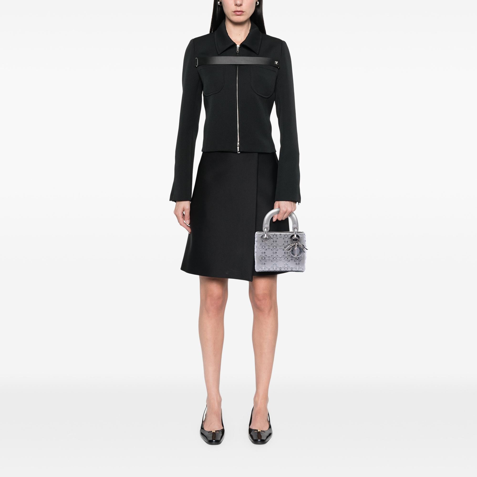 Dior Mini Satin Cannage Crystal Embellished Lady Dior