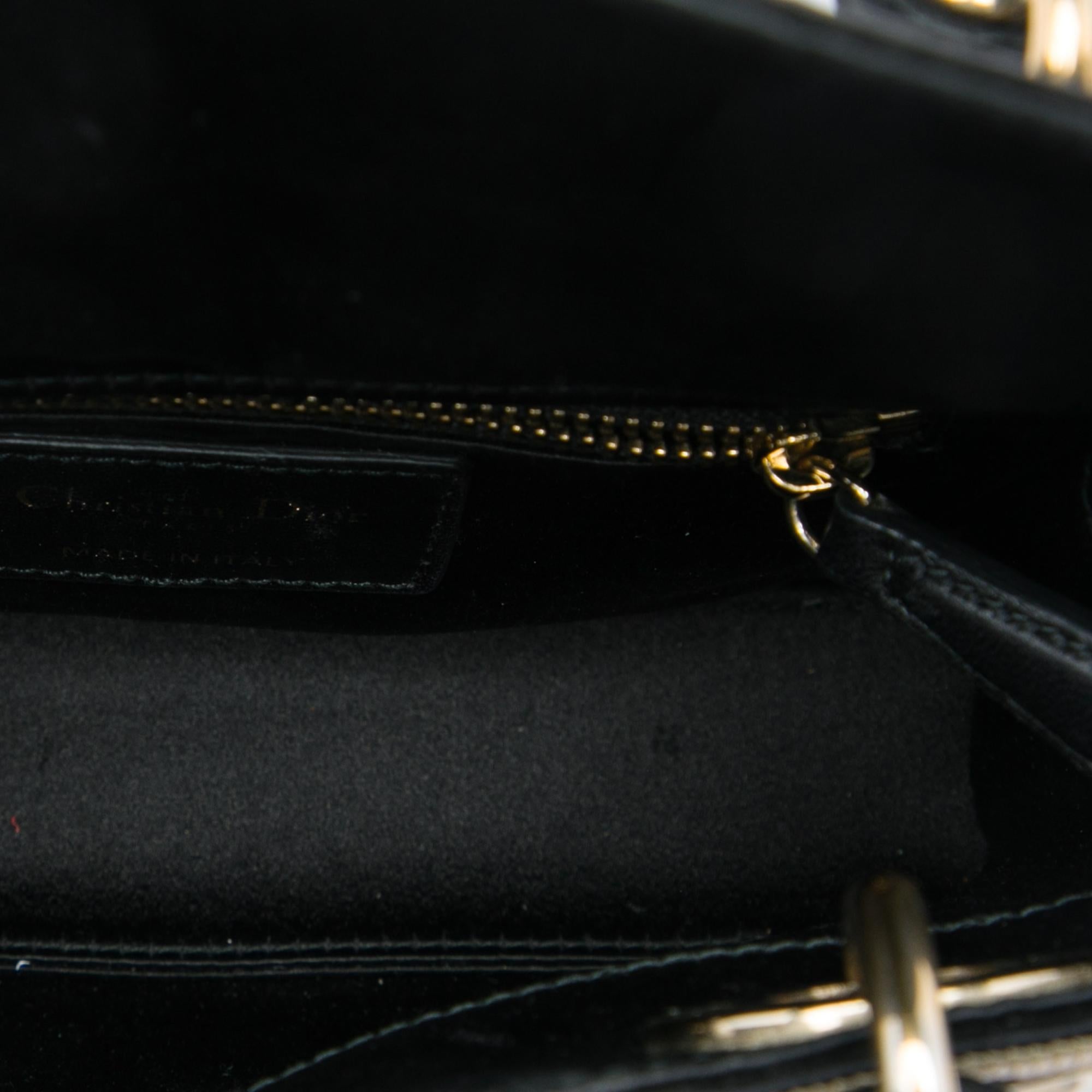 Dior Mini Satin Sequin Gradient Lady Dior