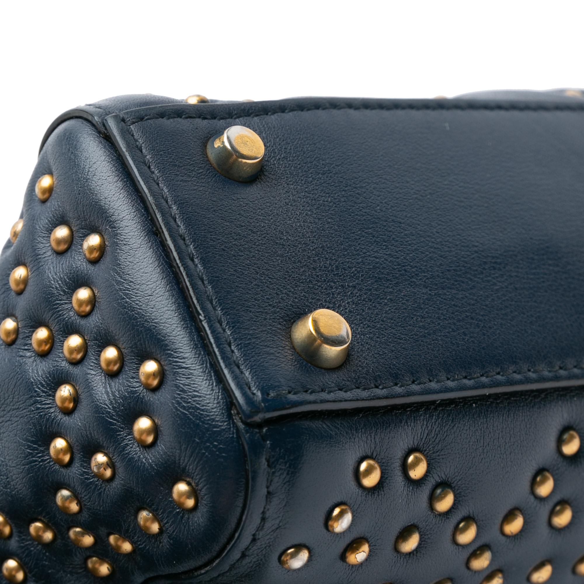 Dior Mini Studded Lambskin Cannage Supple Lady Dior (SHG-1sVNpD)