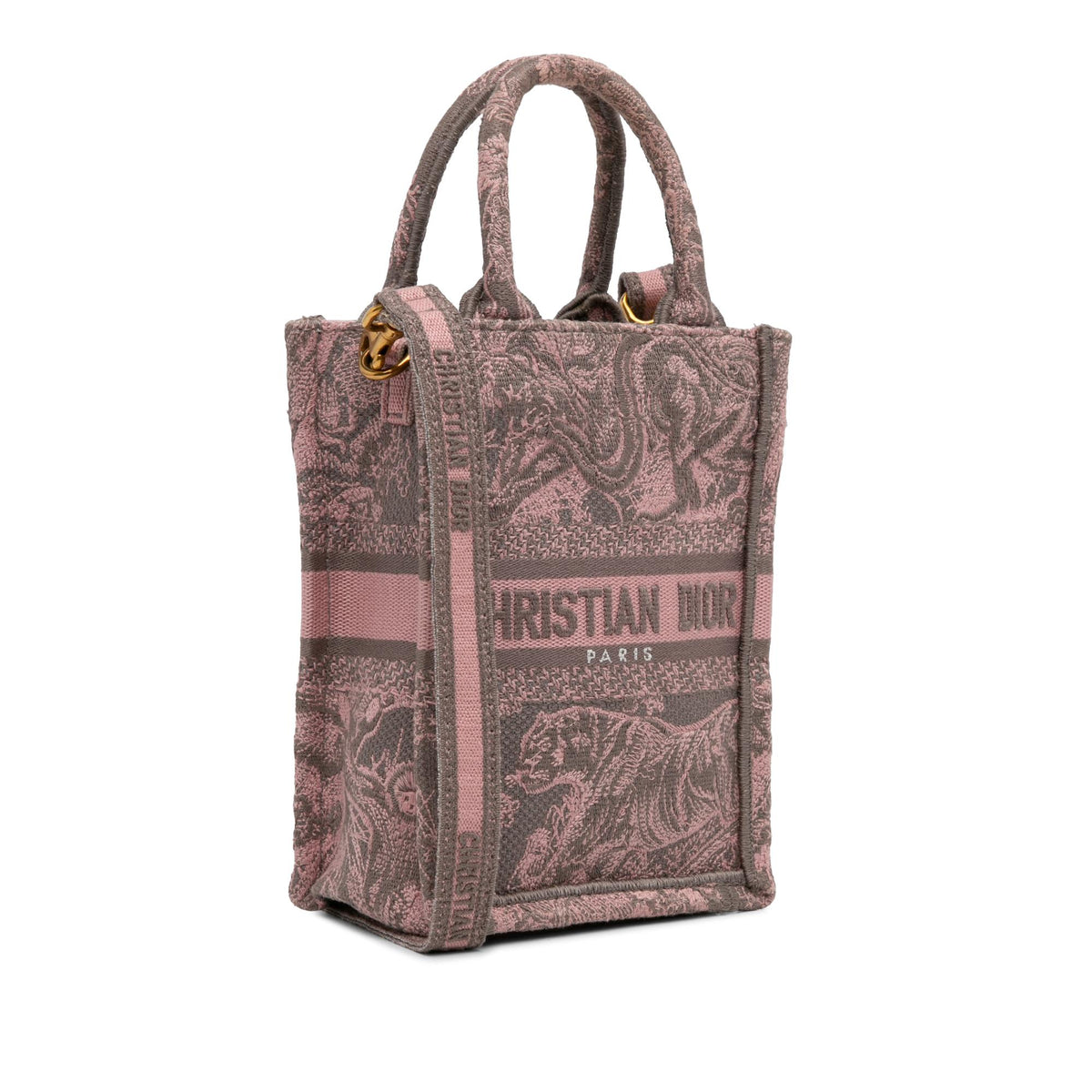 Dior Mini Toile de Jouy Vertical Book Tote