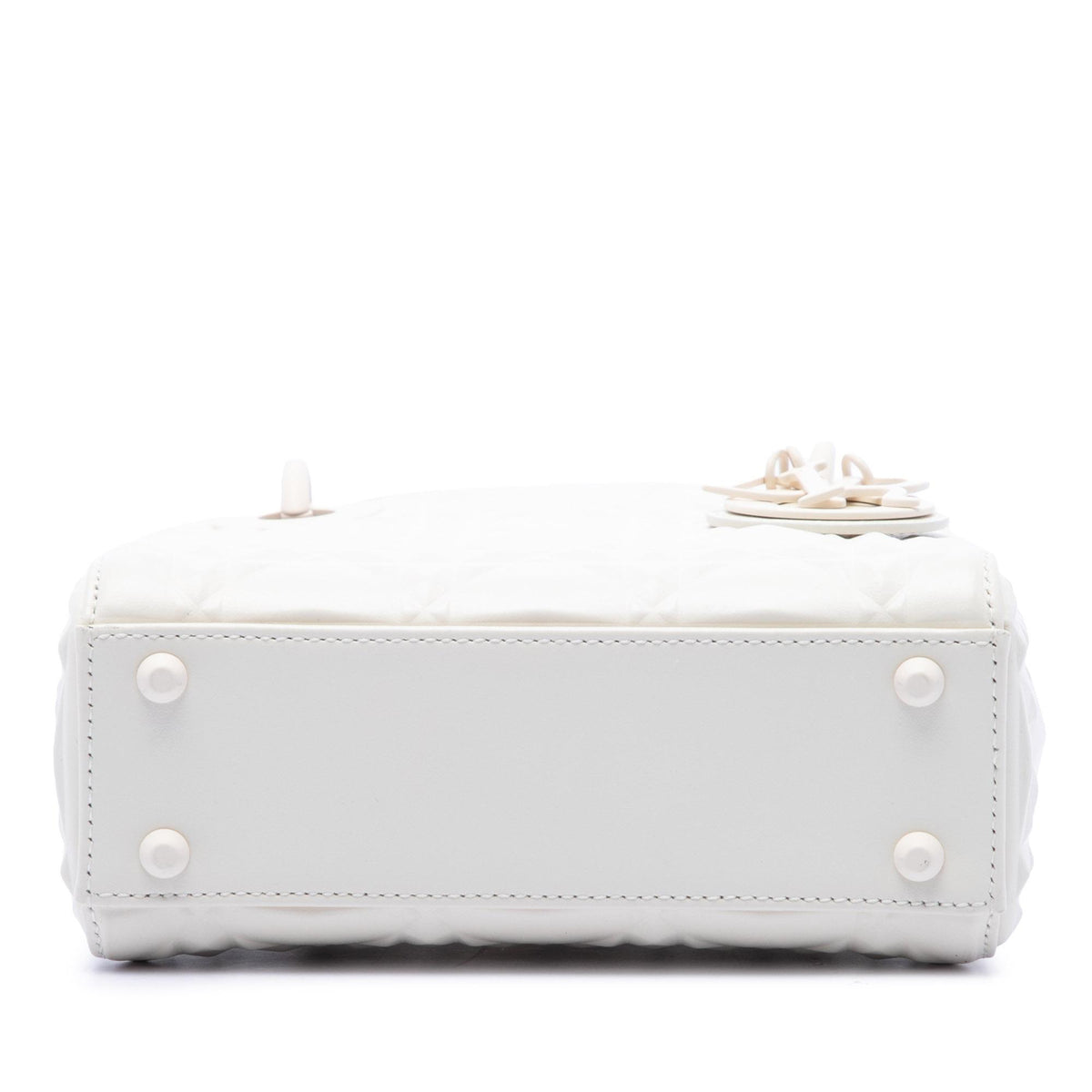 Dior Mini Ultra Matte Calfskin Diamond Cannage Lady Dior