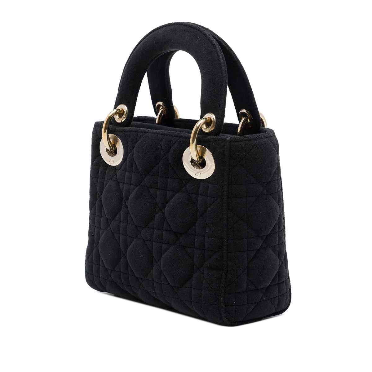 Dior Mini Velvet Cannage Lady Dior