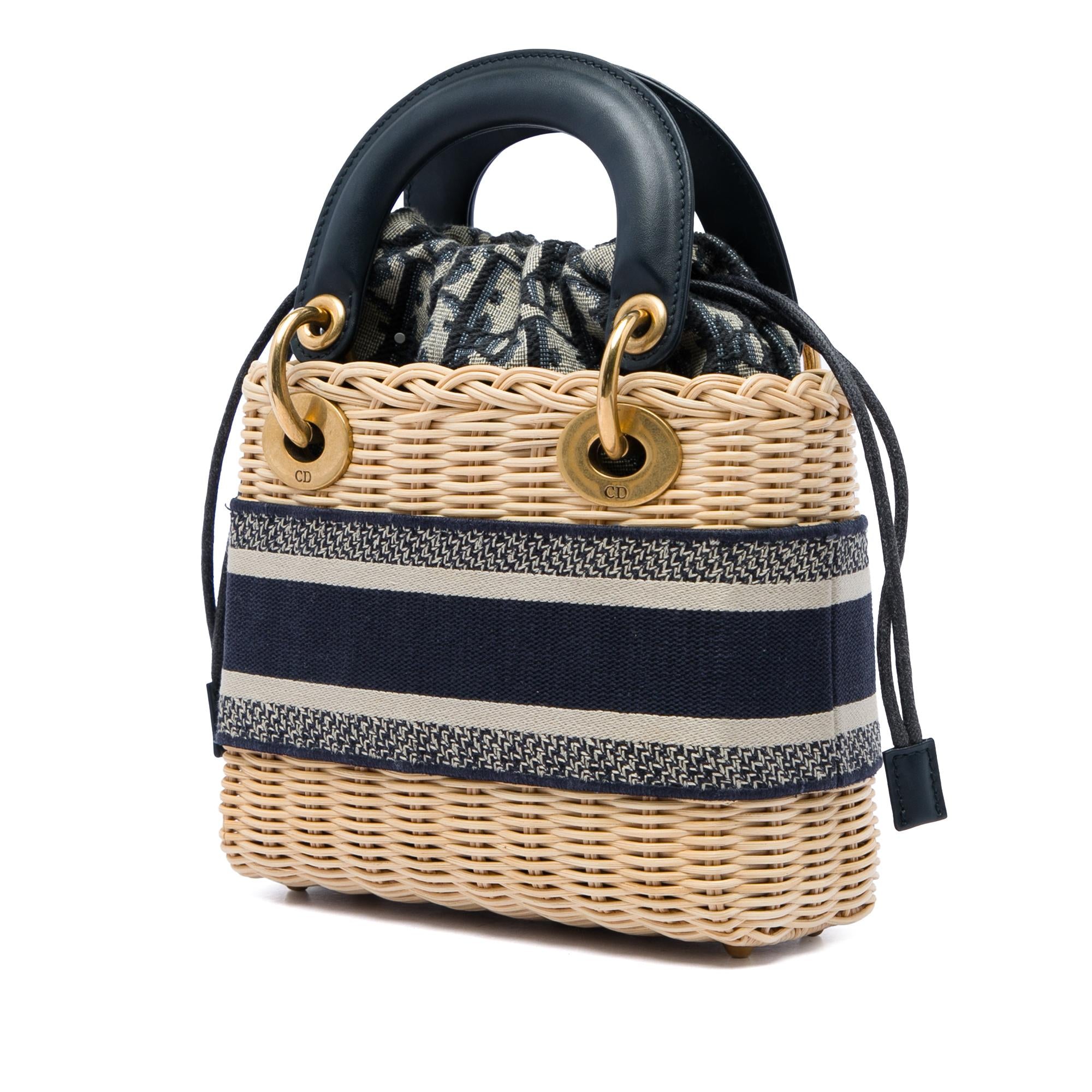 Dior Mini Wicker Oblique Lady Dior