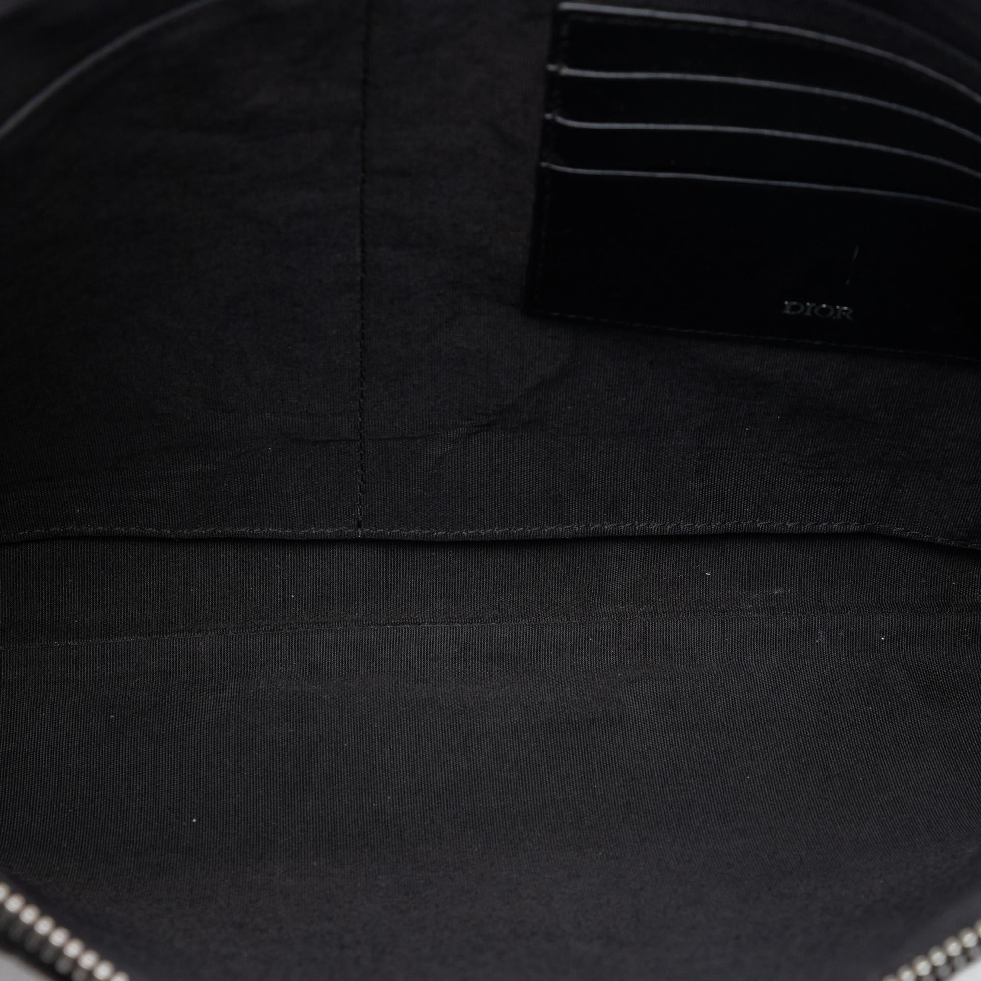 Dior Oblique Canvas A4 Zipped Pouch