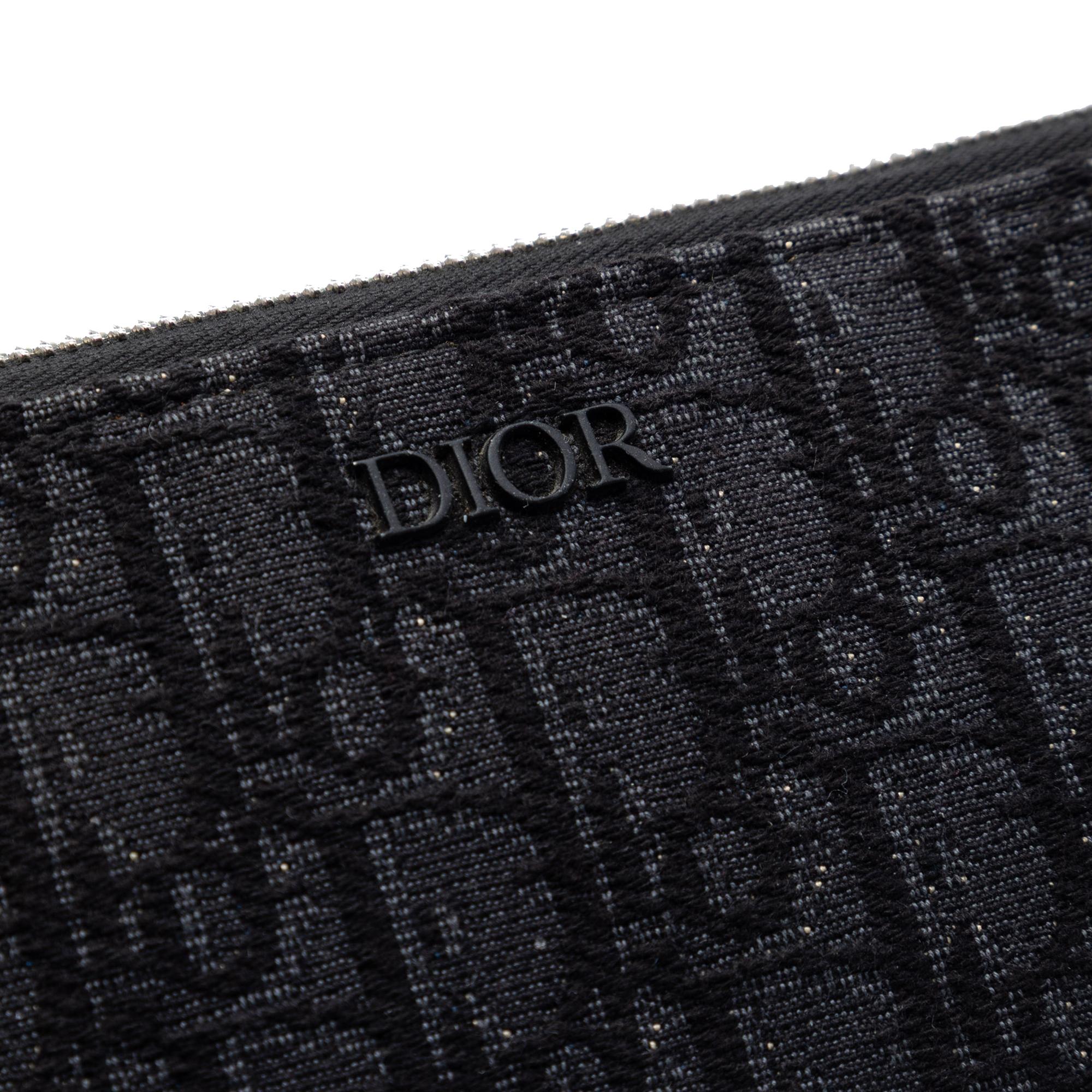 Dior Oblique Canvas A4 Zipped Pouch
