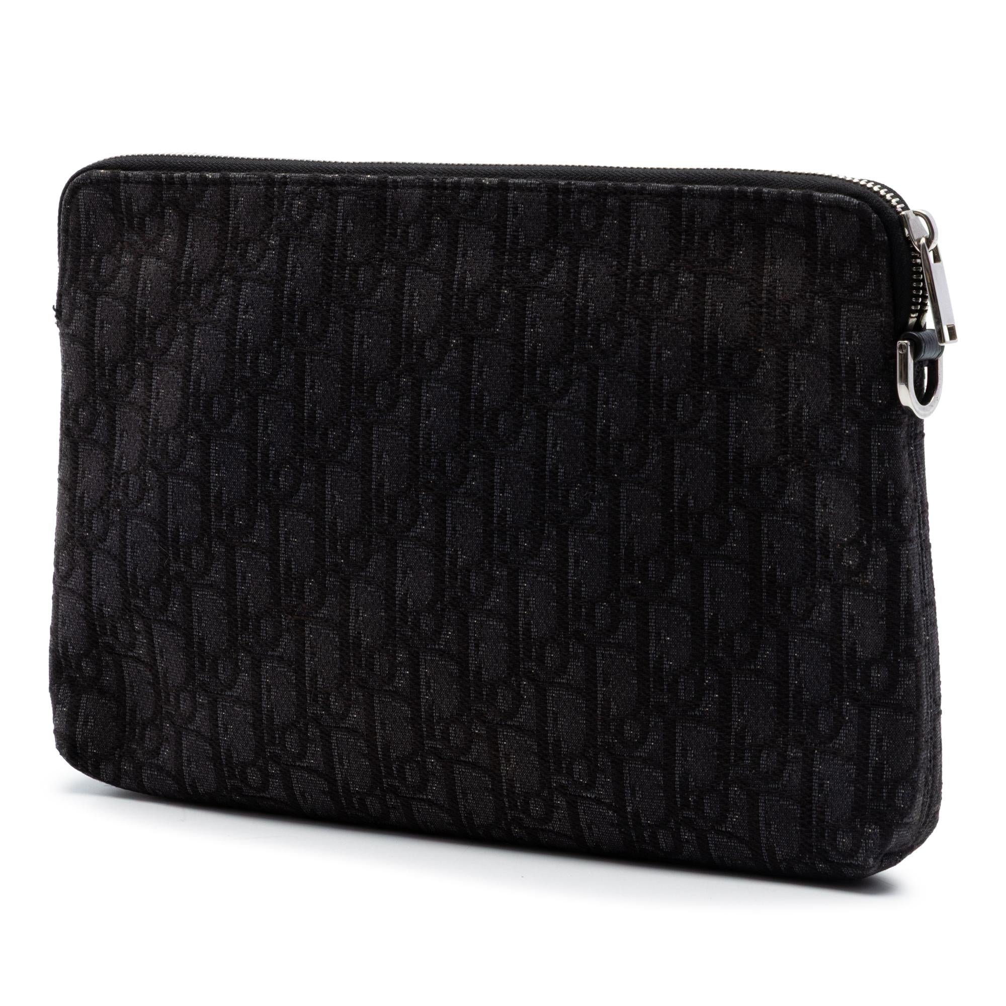 Dior Oblique Canvas A4 Zipped Pouch