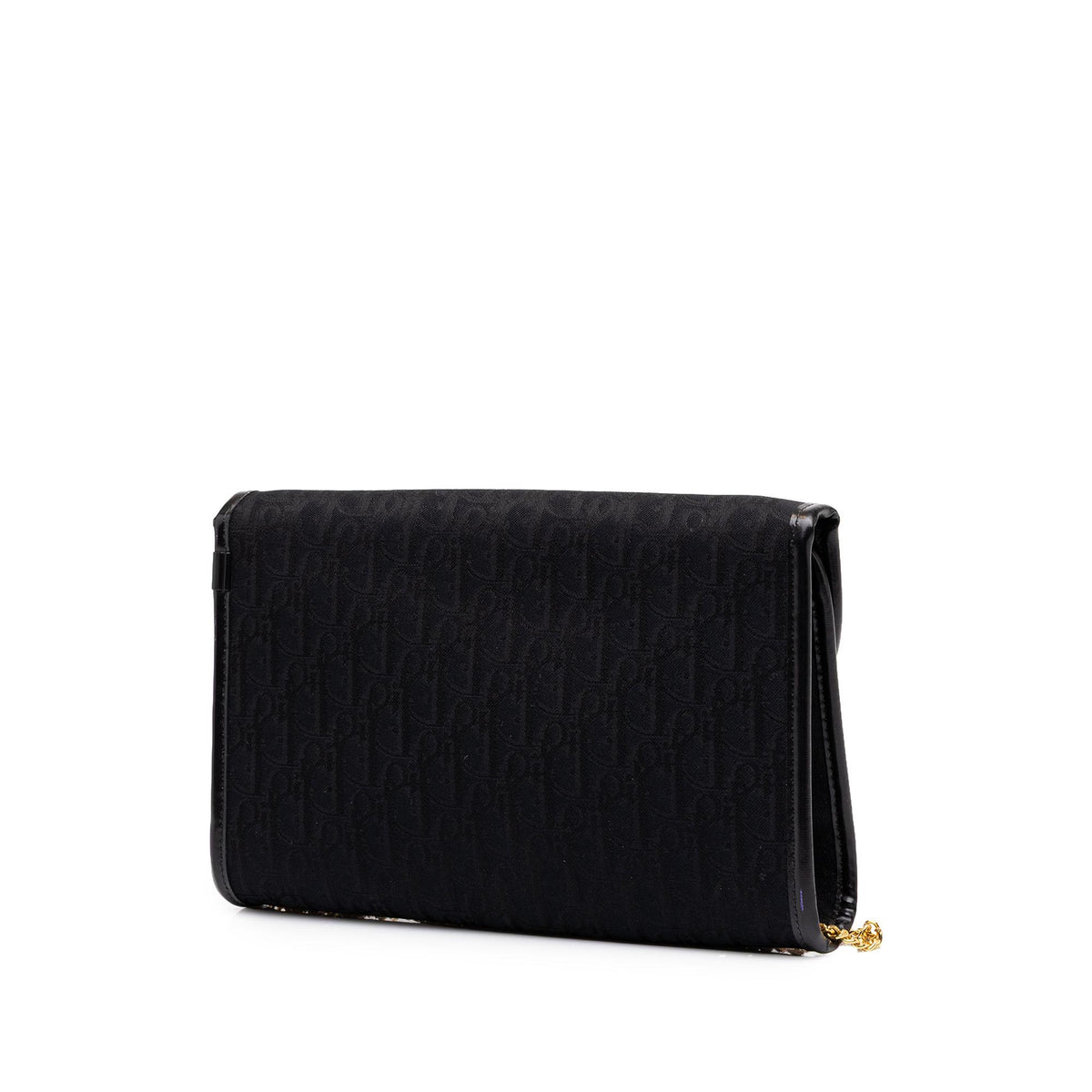 Dior Oblique Canvas Chain Shoulder Bag
