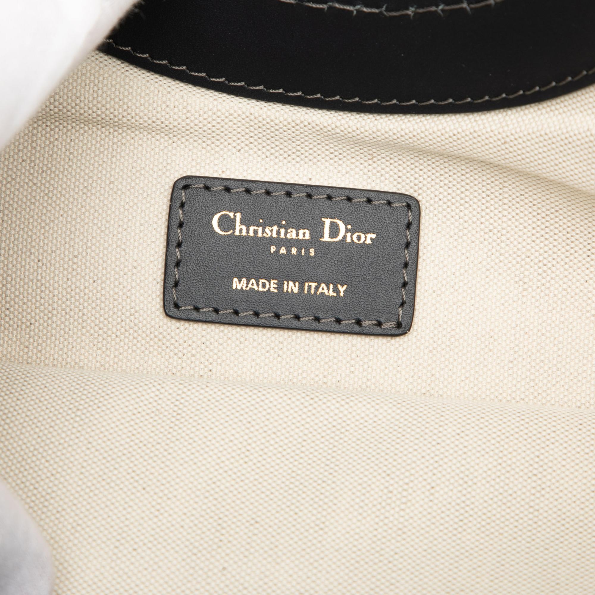 Dior Oblique Canvas Fold Over Clutch