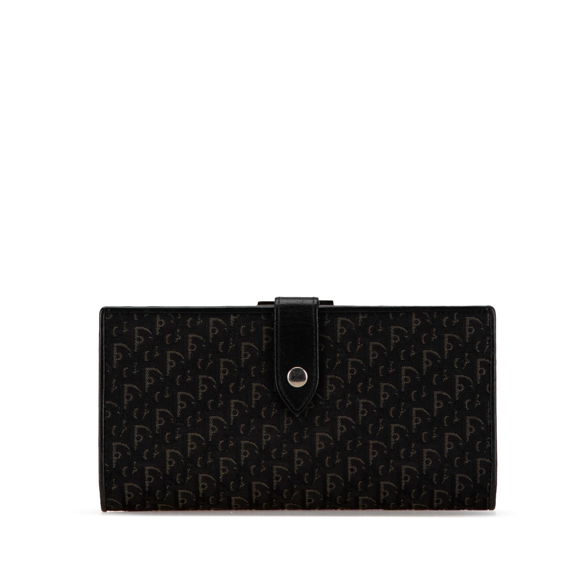 Dior Oblique Canvas French Long Wallet