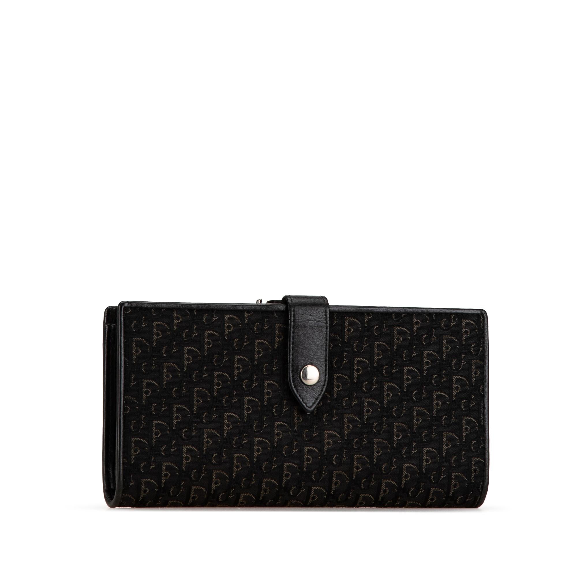Dior Oblique Canvas French Long Wallet