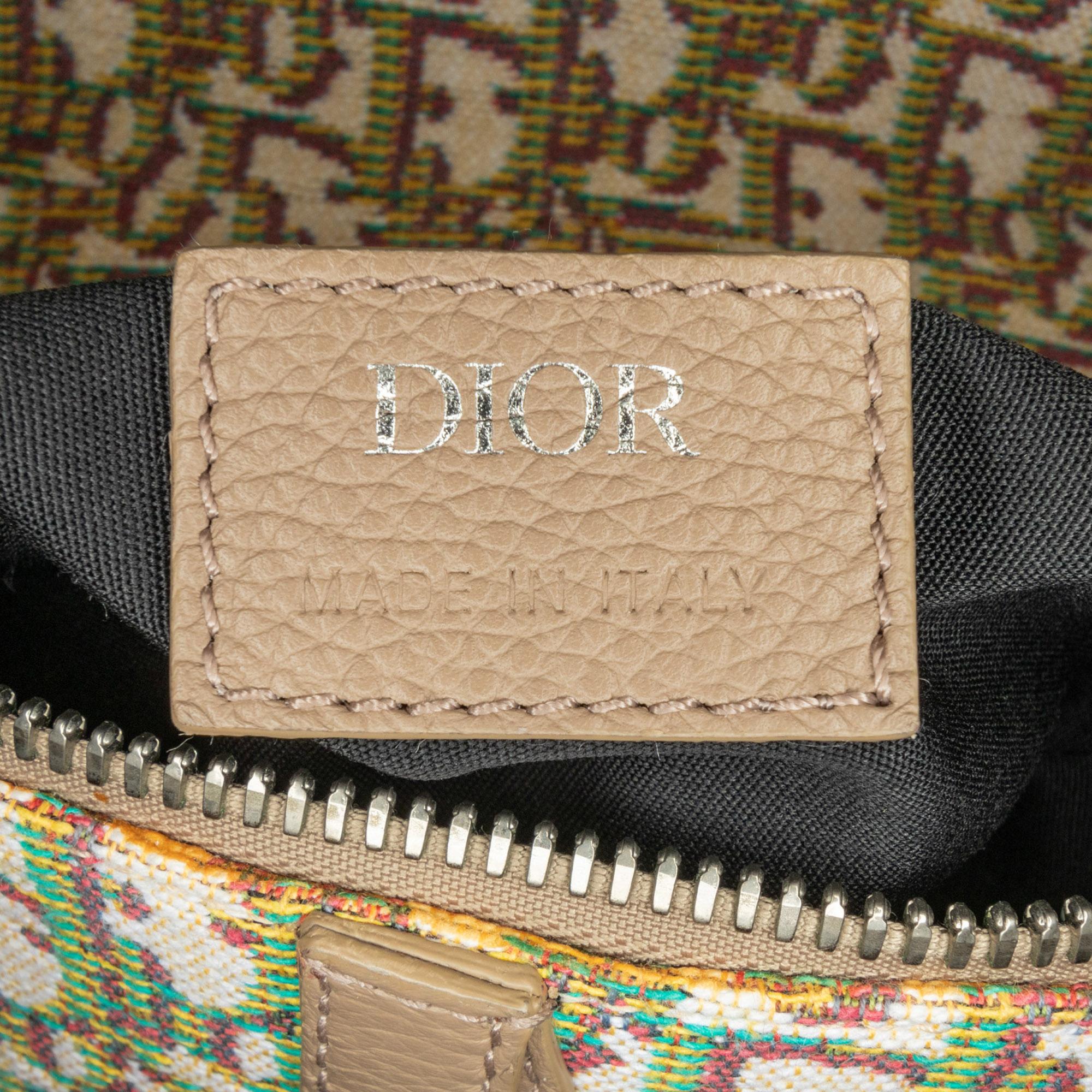 Dior Oblique Canvas Saddle Bag (SHG-mBHM7w)