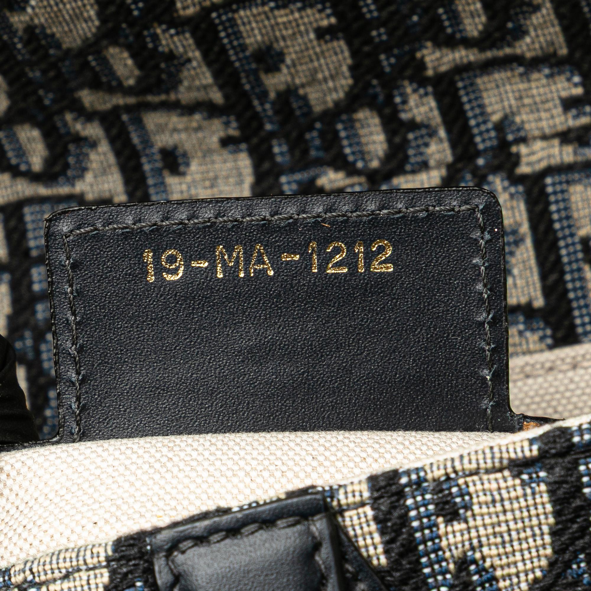 Dior Oblique Canvas Saddle Bag