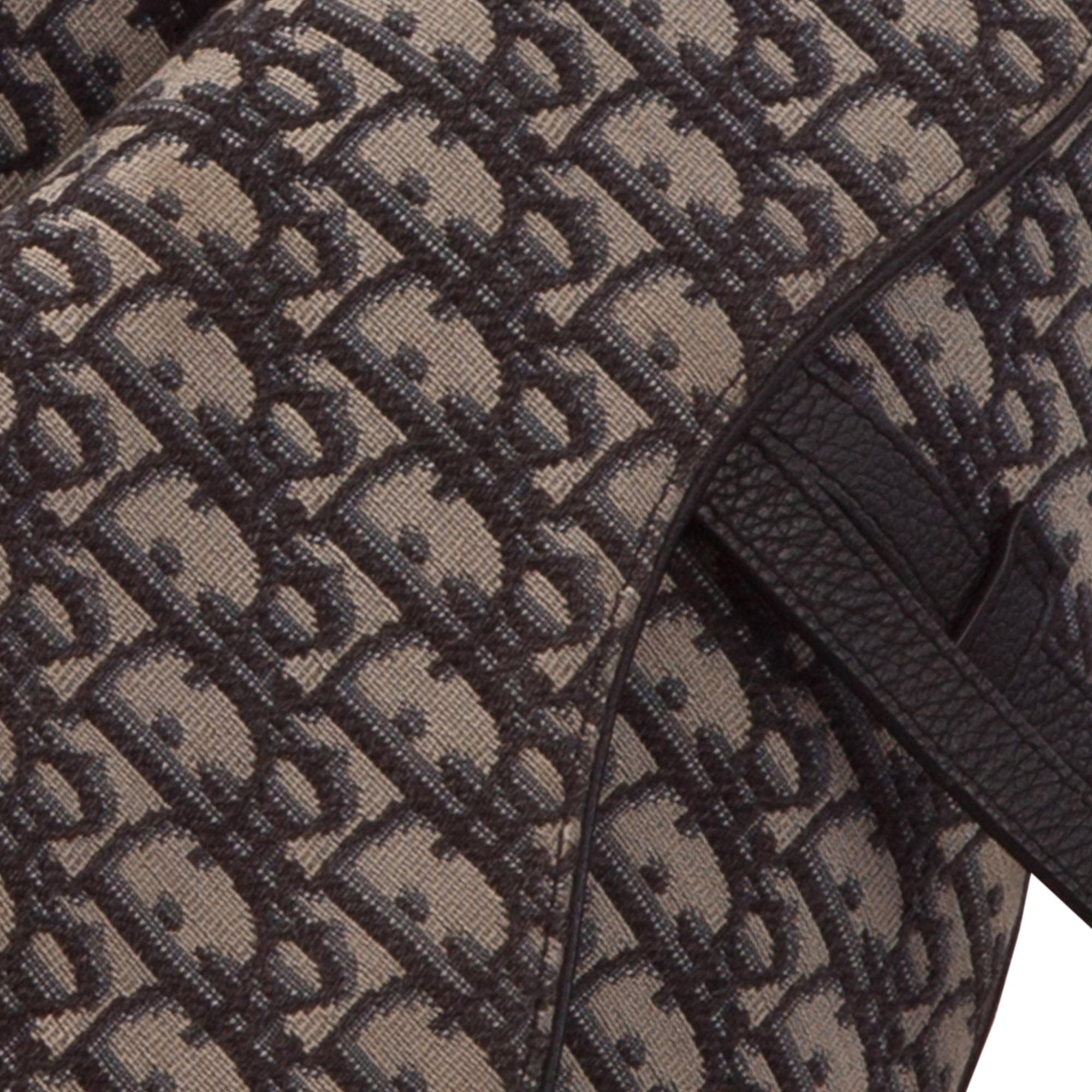 Dior Oblique Canvas Saddle Crossbody