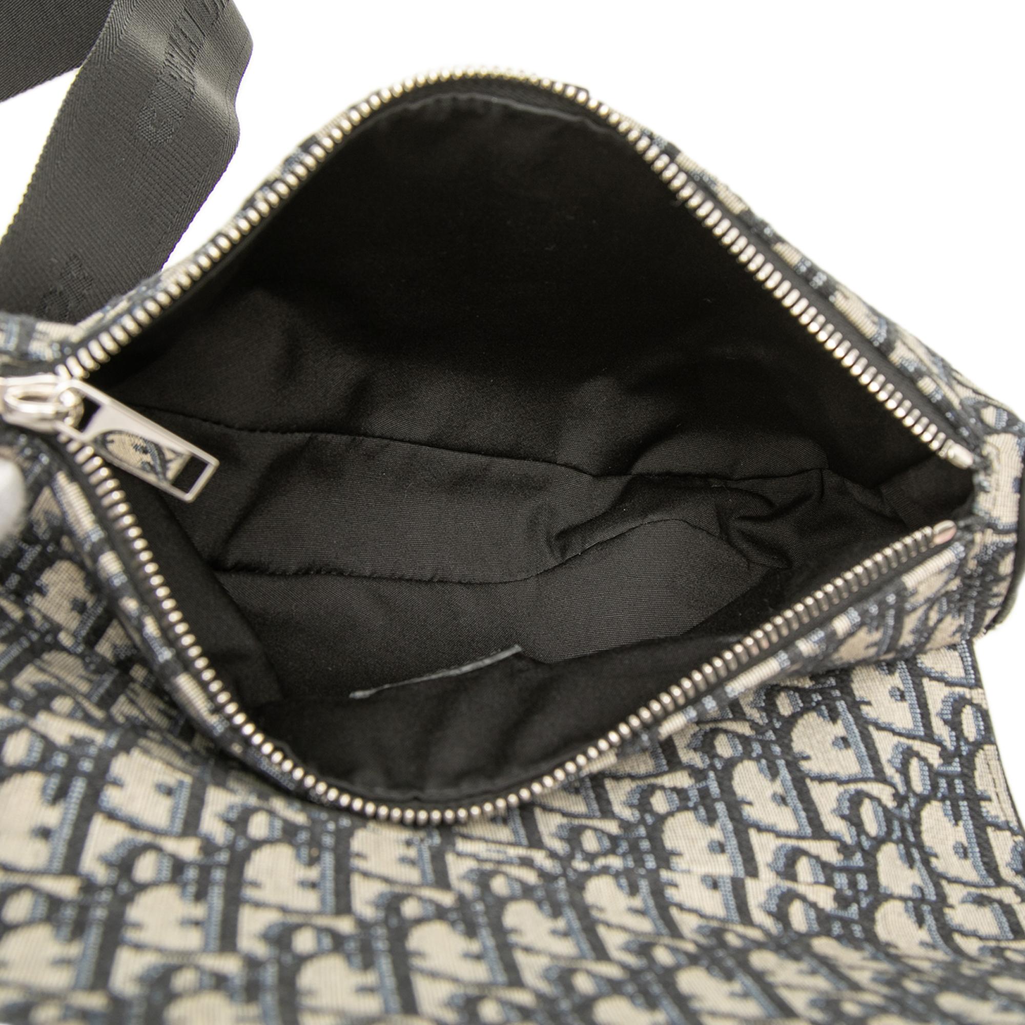 Dior Oblique Canvas Saddle Crossbody