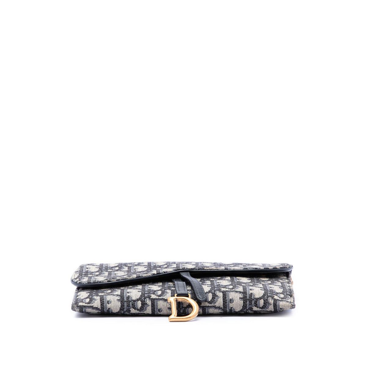 Dior Oblique Canvas Saddle Wallet On Chain