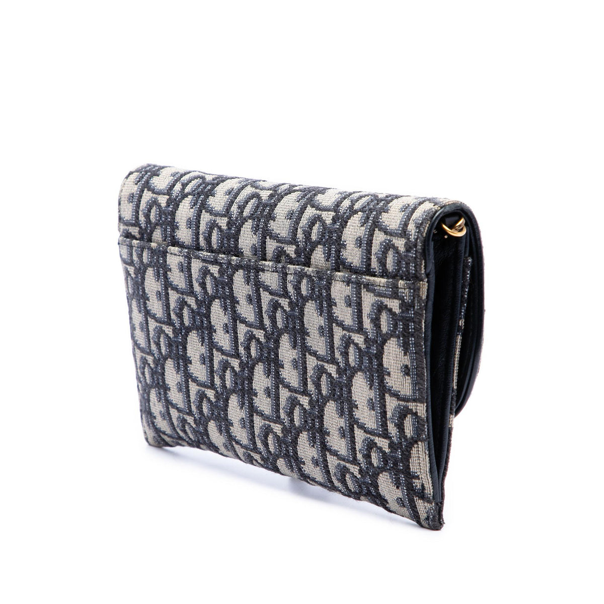 Dior Oblique Canvas Saddle Wallet On Chain