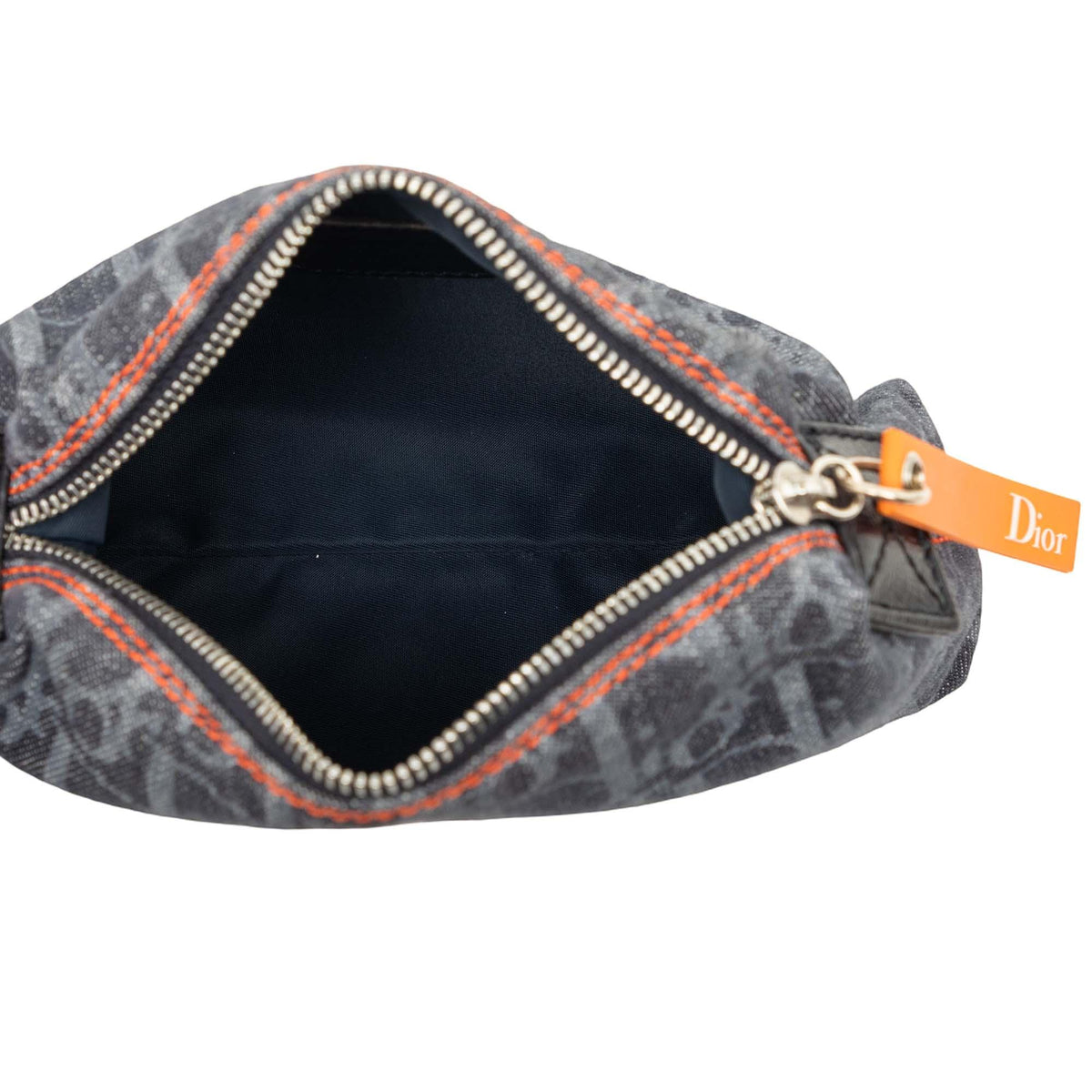 Dior Oblique Denim Flight Cosmetic Pouch