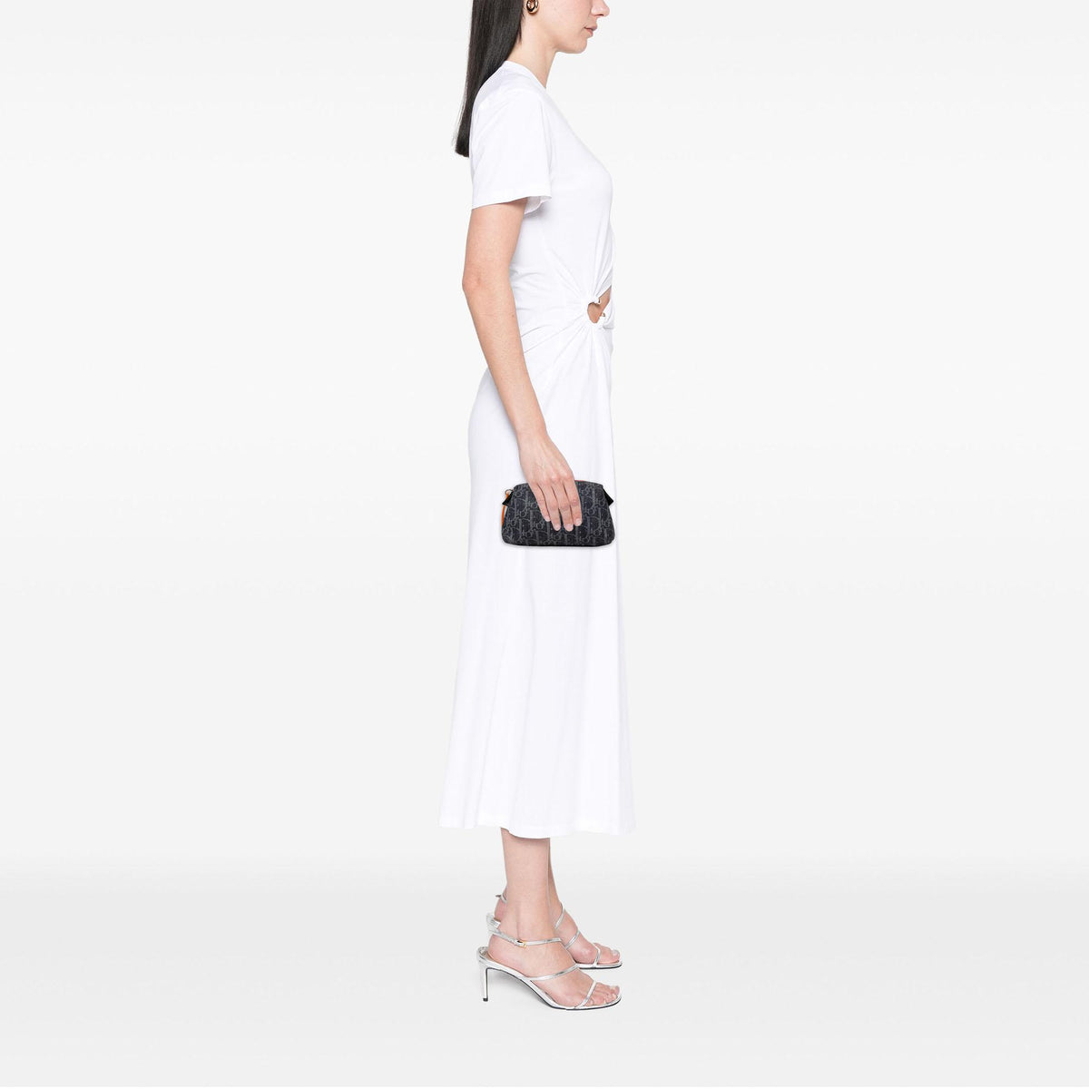 Dior Oblique Denim Flight Cosmetic Pouch