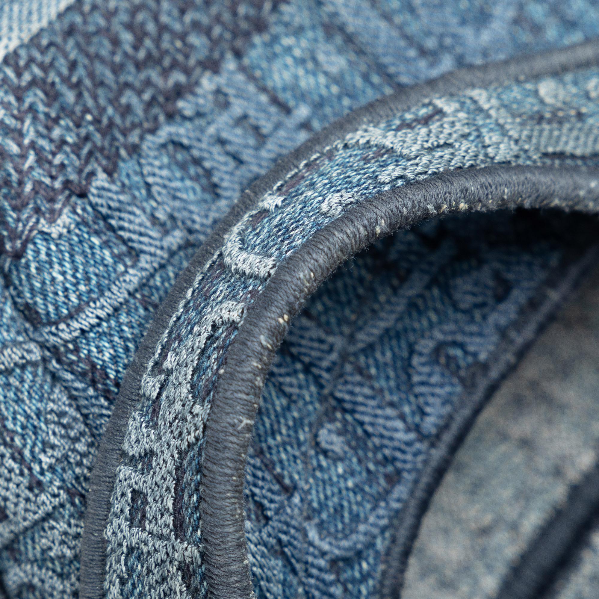 Dior Oblique Denim Saddle Bag (SHG-tFXGoz)