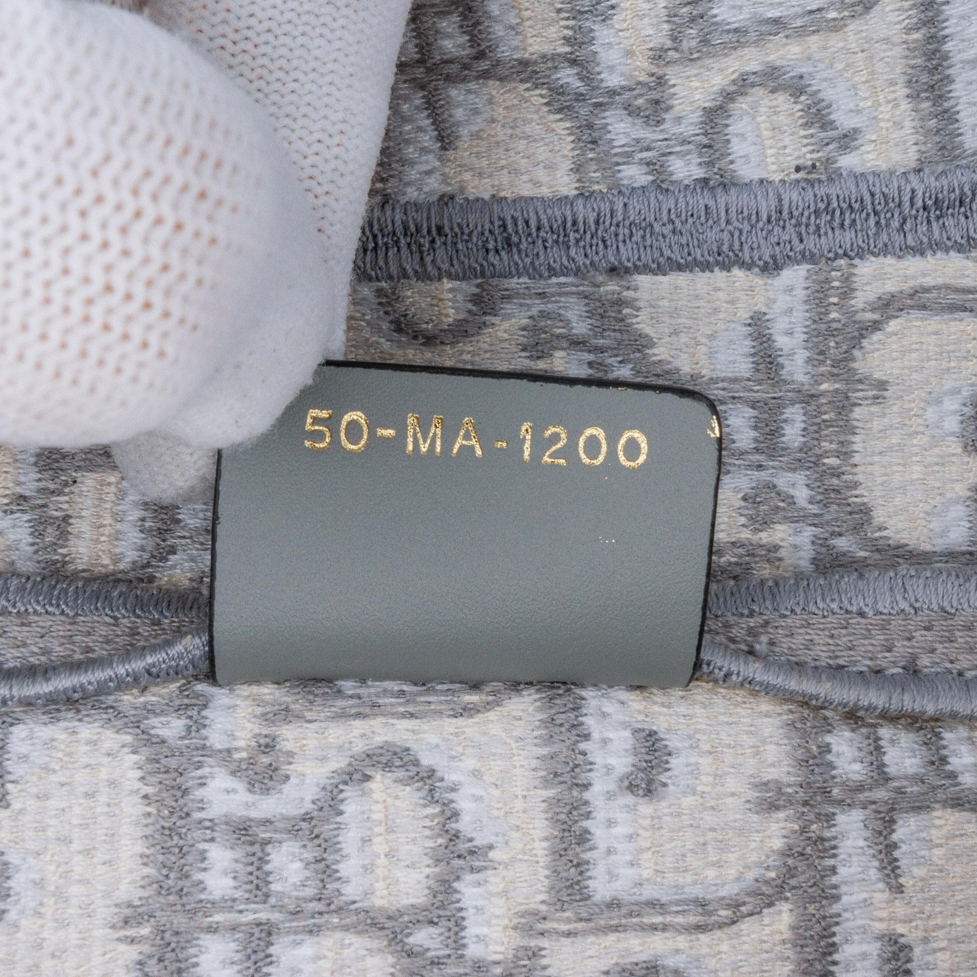 Dior Oblique Embroidered Canvas Saddle Bag