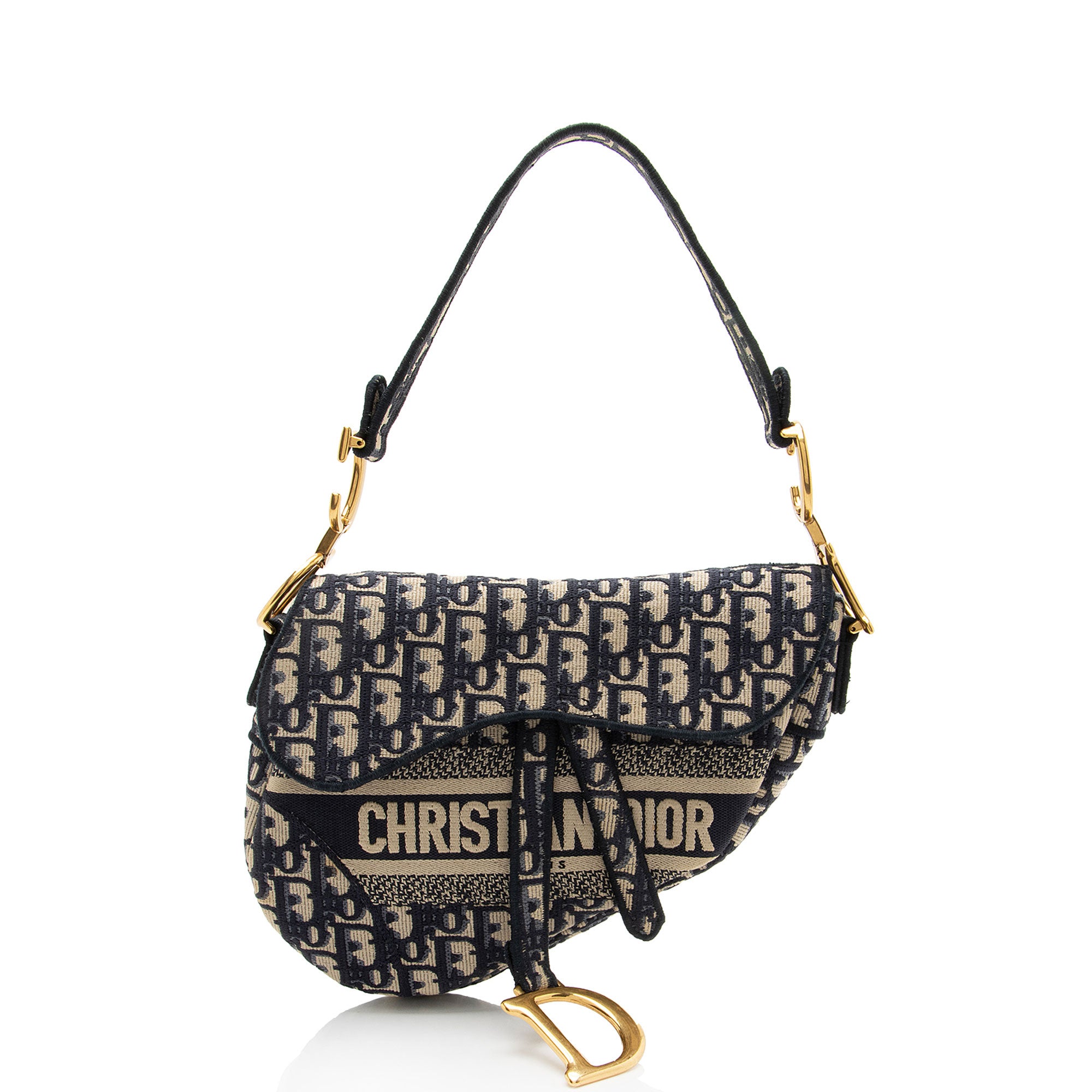 Dior Oblique Logo Saddle Bag