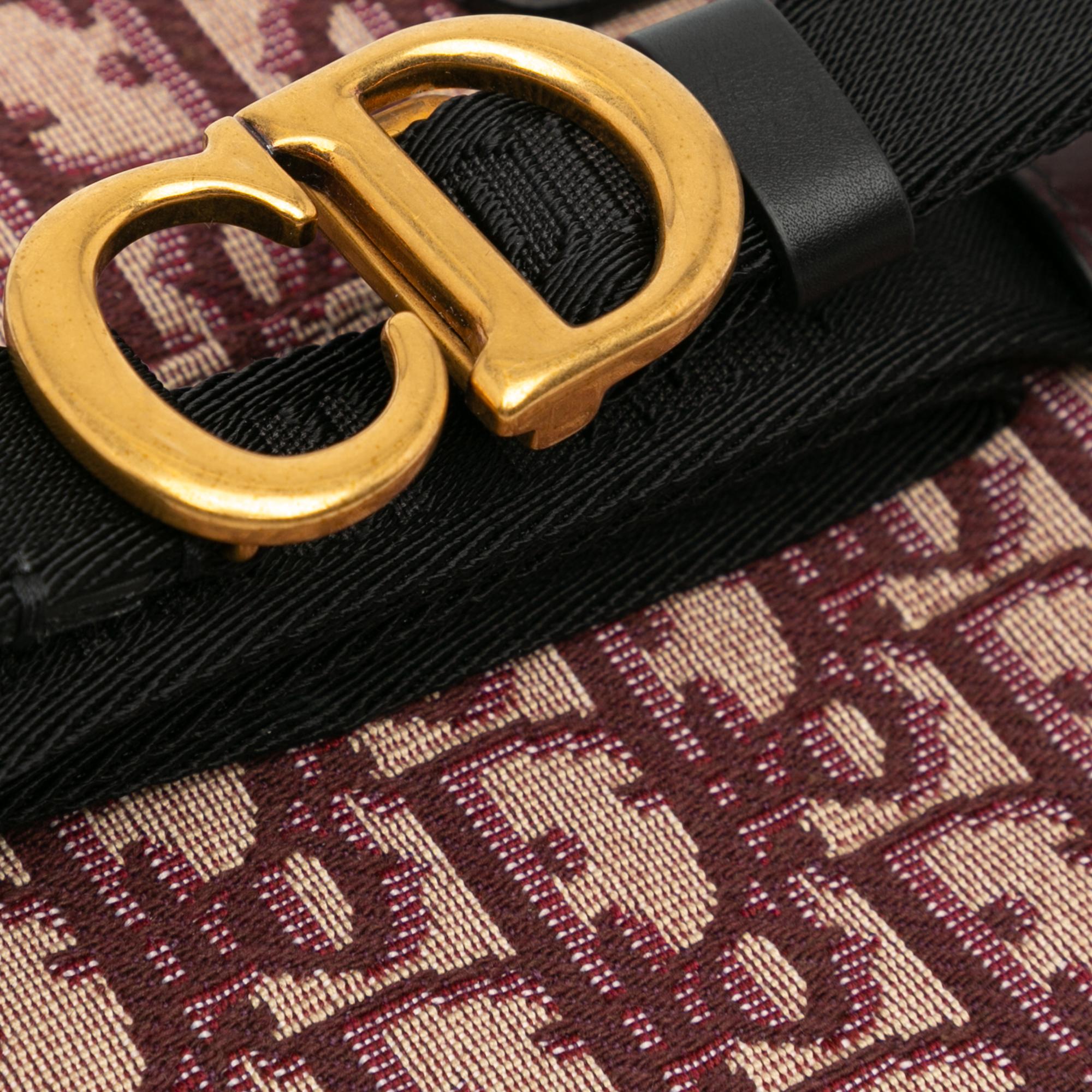 Dior Oblique Saddle Belt Bag