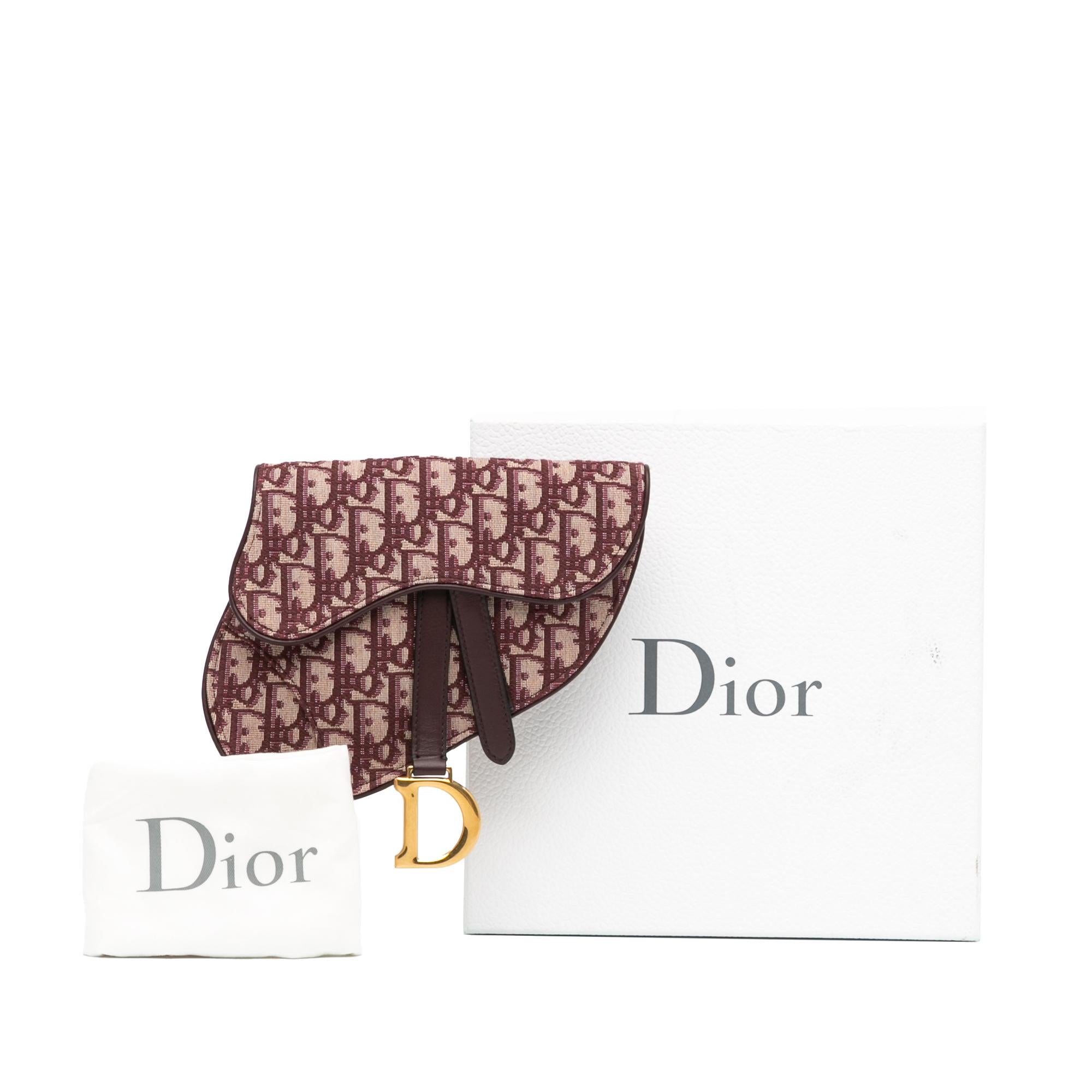 Dior Oblique Saddle Belt Bag