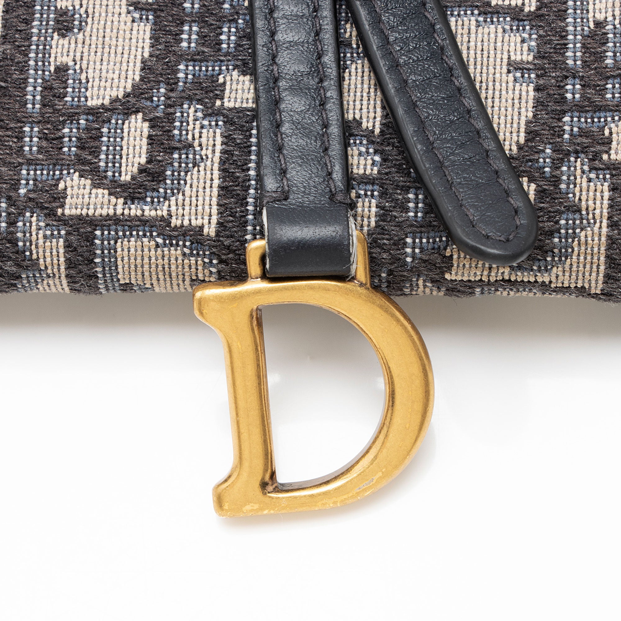 Dior Oblique Saddle Chain Wallet Crossbody