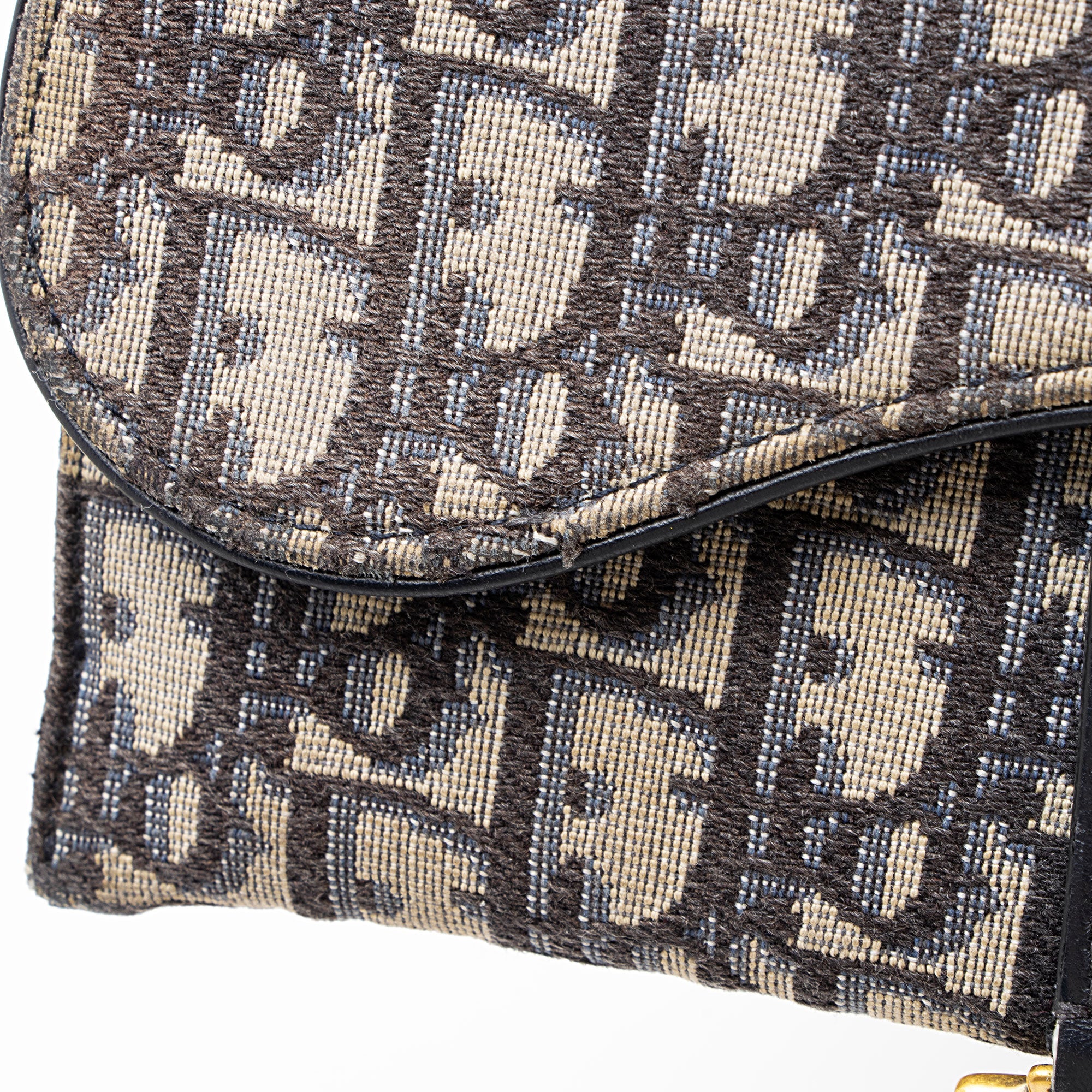 Dior Oblique Saddle Chain Wallet Crossbody